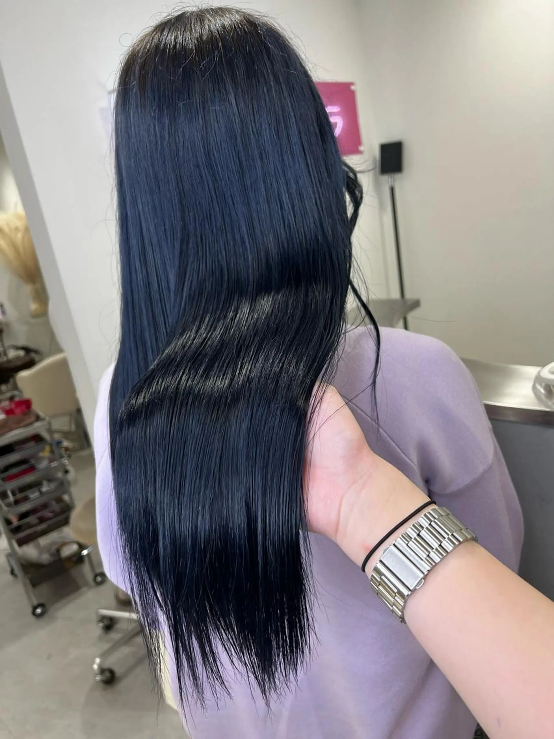 ロング カラー ヘアカラー トリートメント Iris所属・ハイトーン特化サロン 💎MOCA💎のヘアスタイル