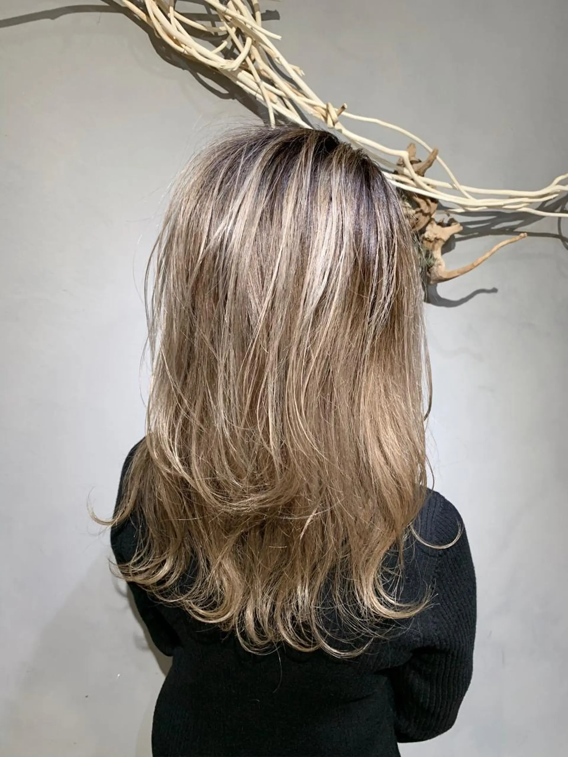 ロング カラー バレイヤージュ レイヤーカット レイヤー/髪質改善/ ブリーチ/コタケのヘアスタイル