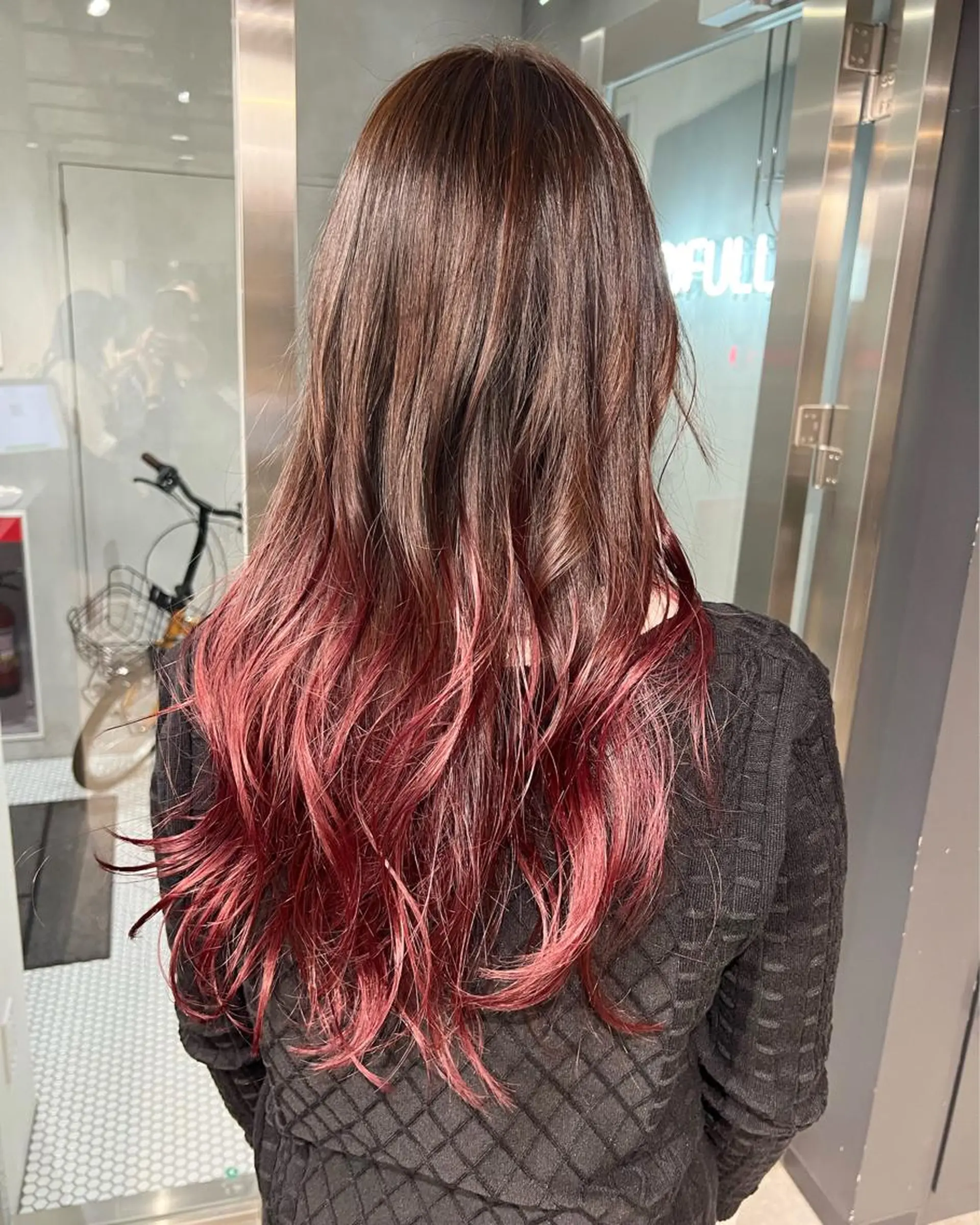 ロング カラー Miku 🇺🇸のヘアスタイル