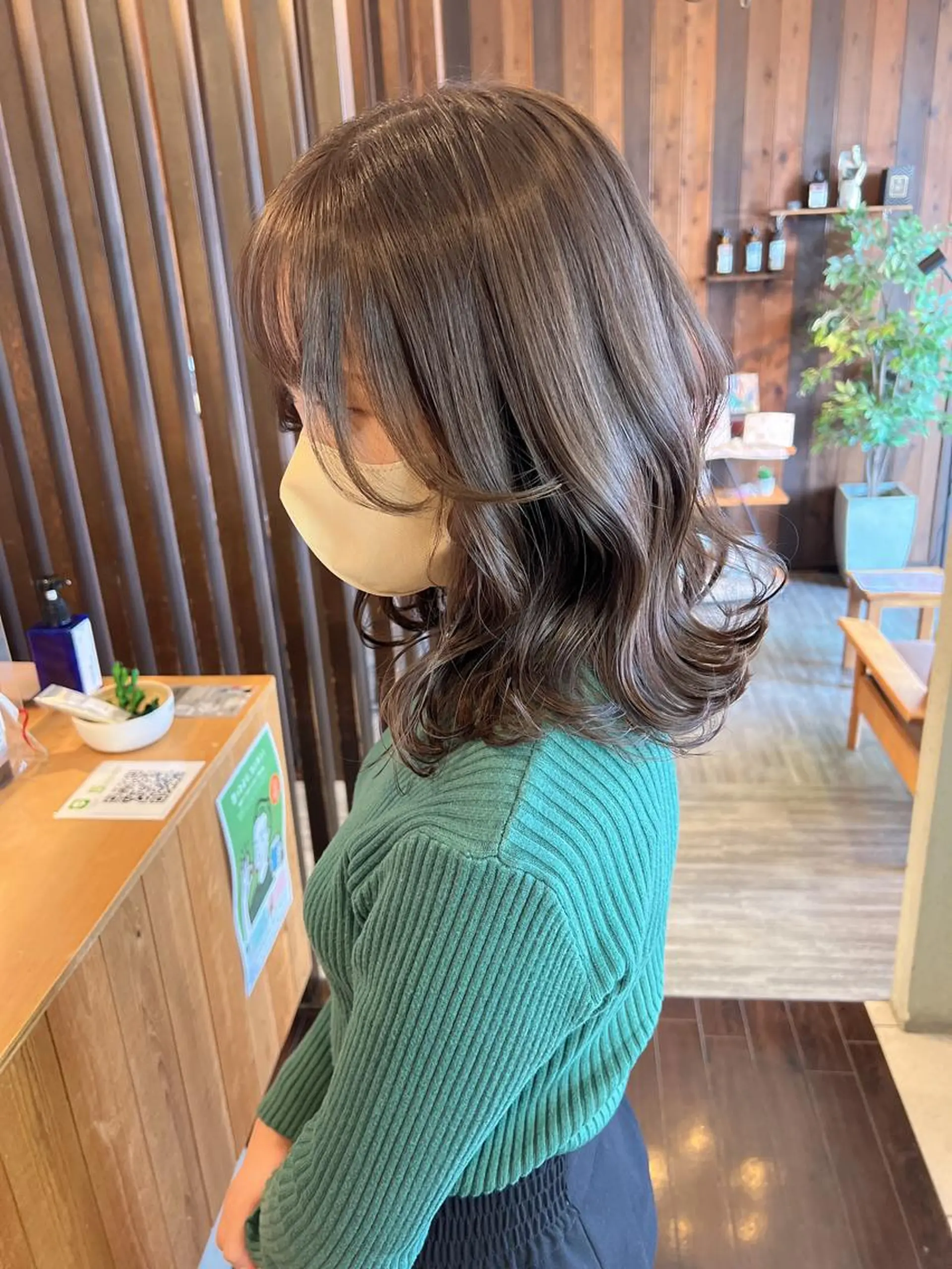 セミロング 具志 正太のヘアスタイル