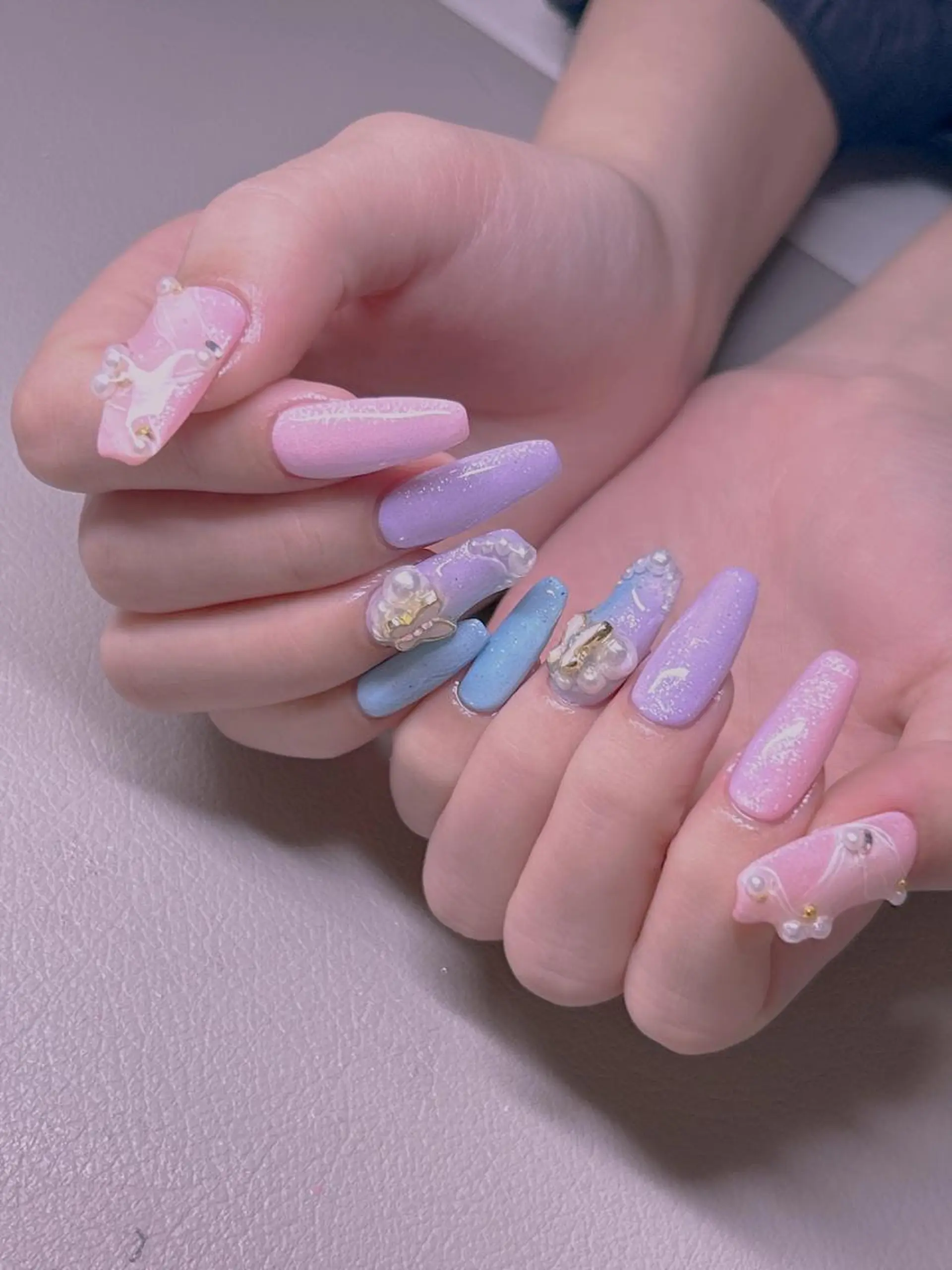 ネイル 長さだし専門店 M2　rikaのネイルデザイン