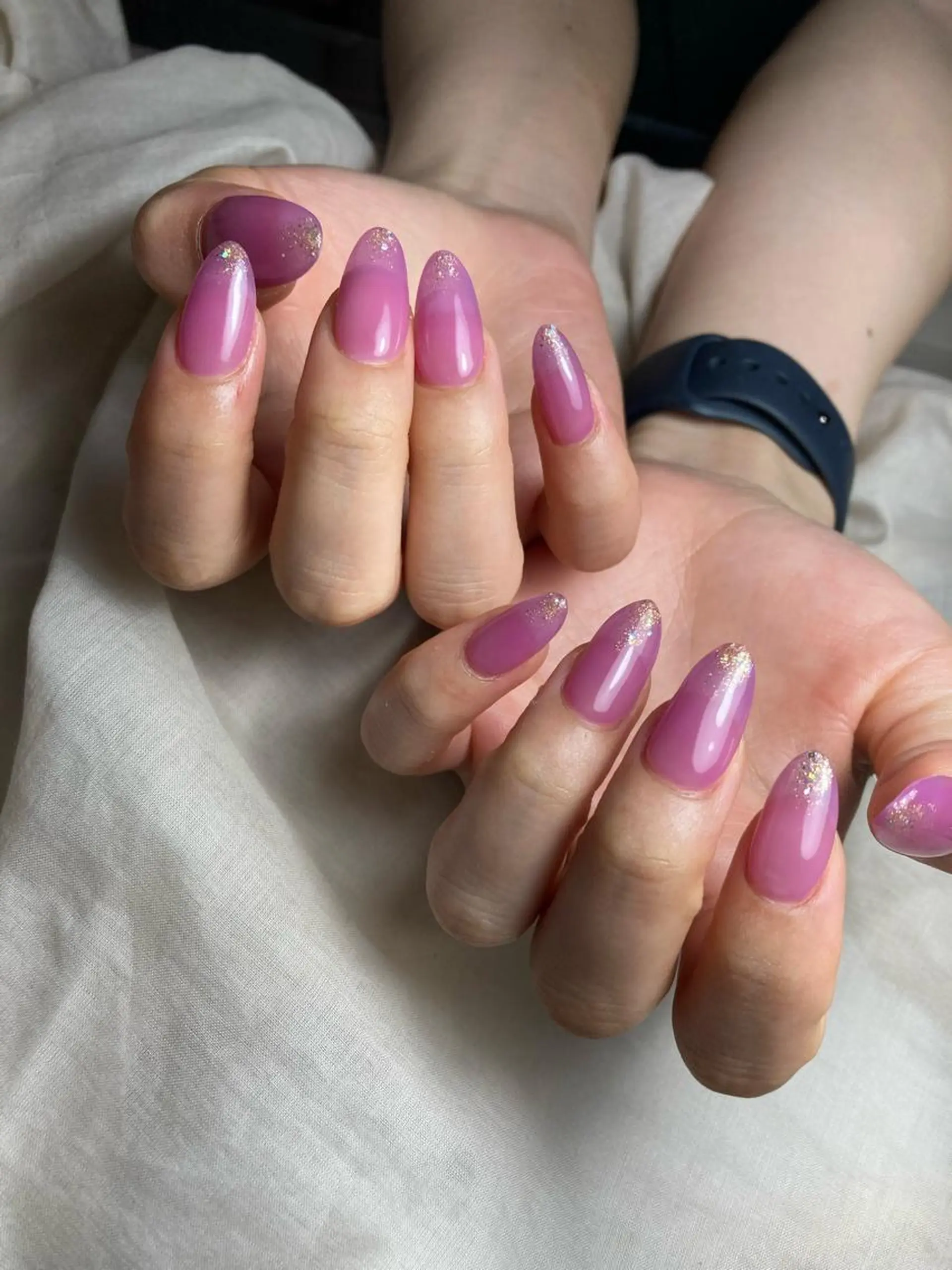 セミロング ネイル スカルプネイル Yakko pas á pasのネイルデザイン