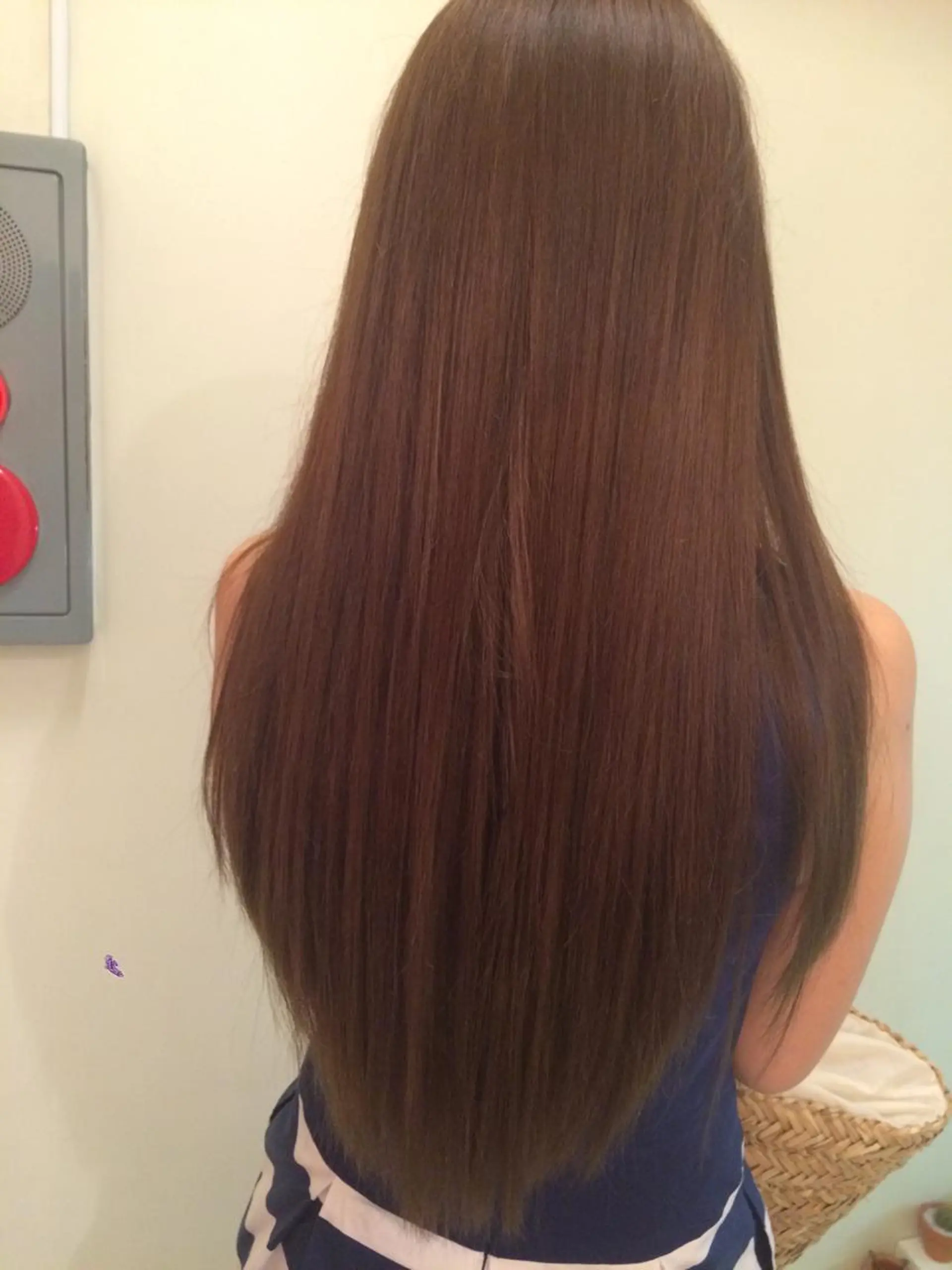 ロング パーマ ストレートパーマ LOST CITY 横浜所属・🪐脱白髪染め 🪐松尾菜々美のヘアスタイル