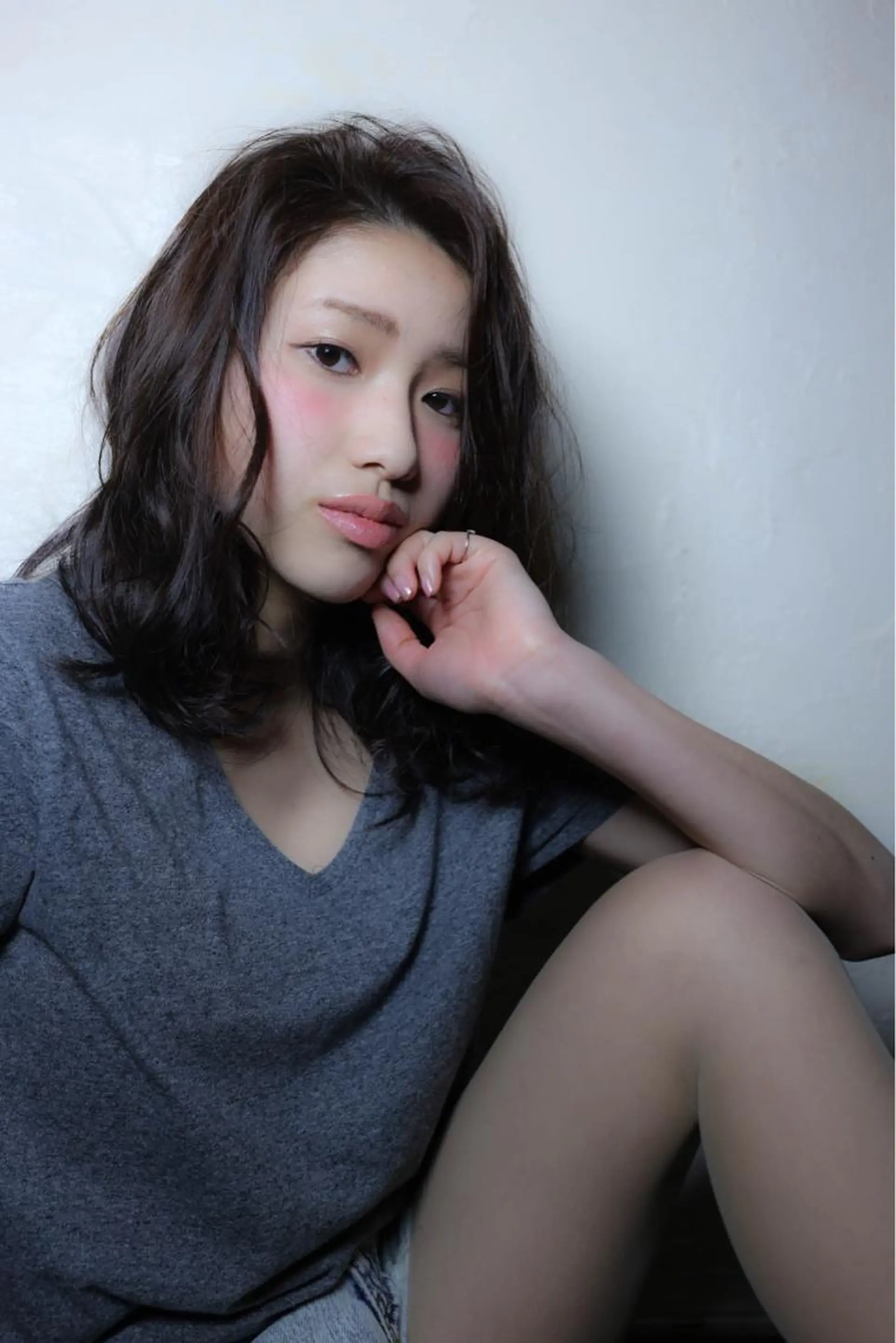 ミディアム 前樫 将太のヘアスタイル