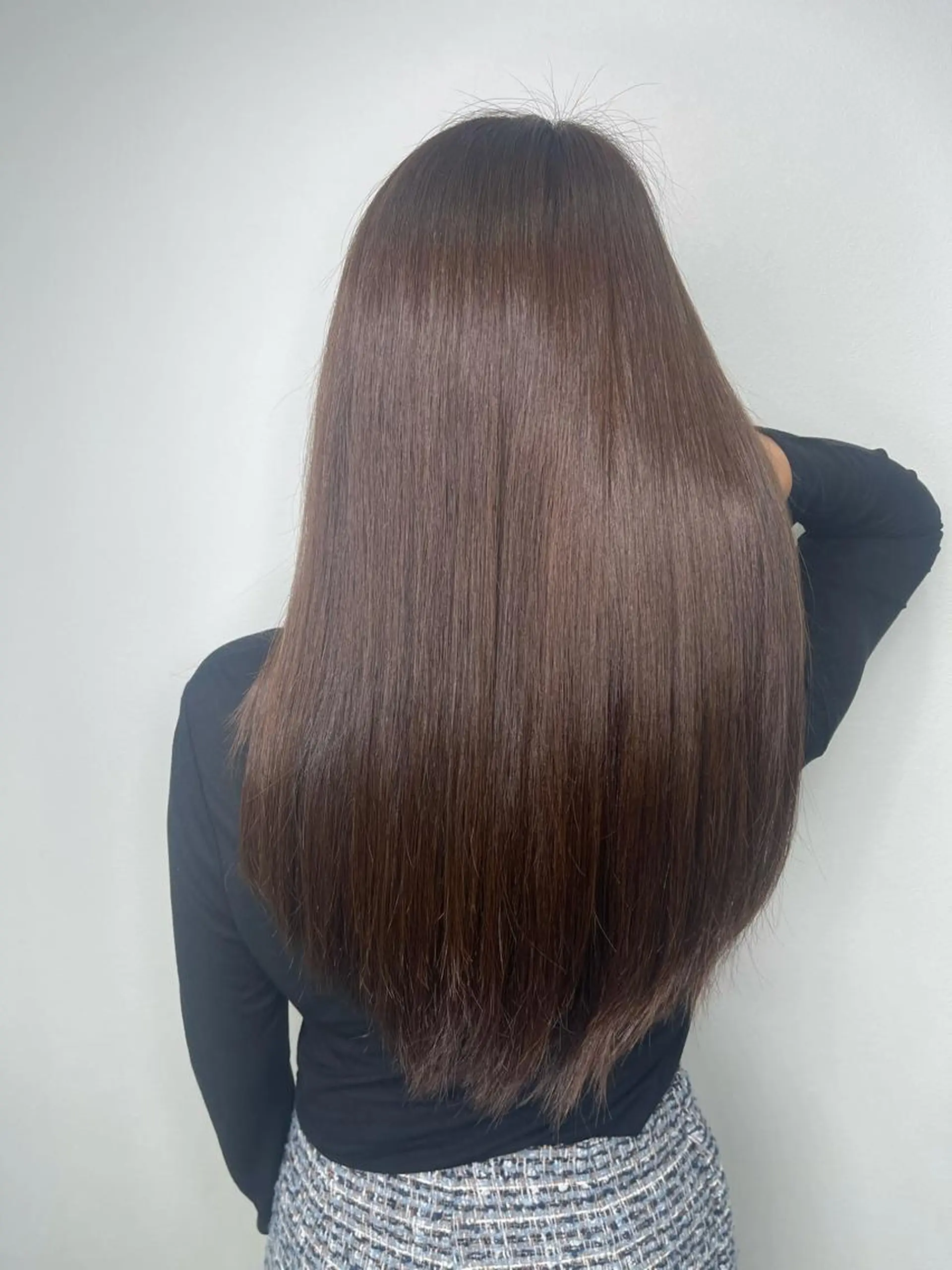 ロング カラー トリートメント &chaLme   心斎橋所属・emi/髪質改善/ 韓国風/艶カラーのヘアスタイル