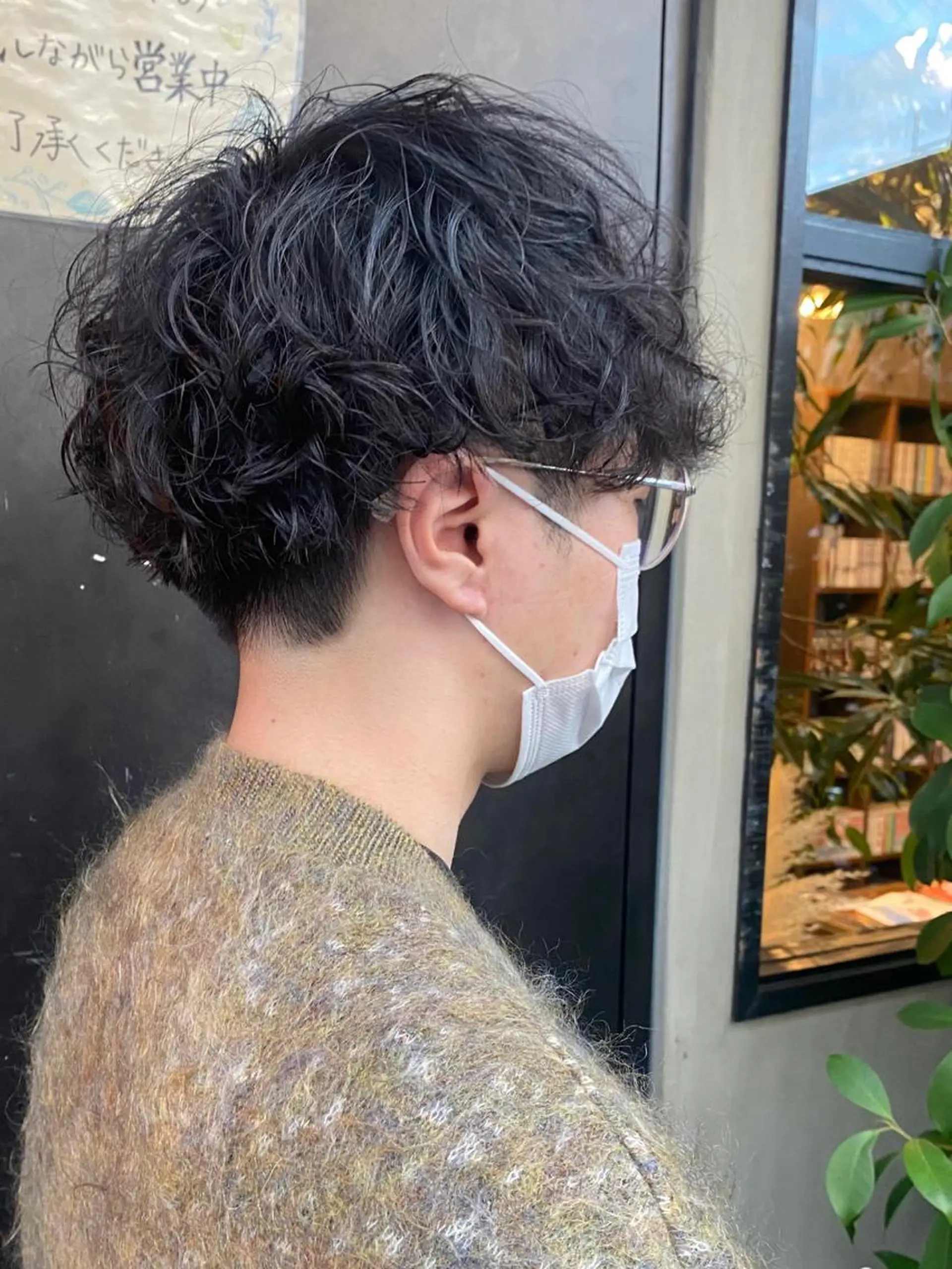 ショート パーマ メンズ 【扉gate】野崎 英幸のヘアスタイル