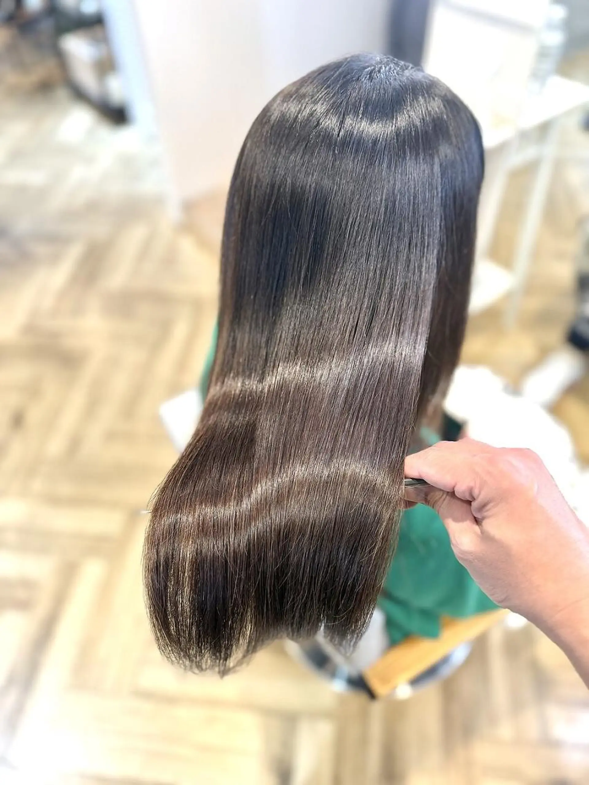 ロング 髪質改善 ロング 縮毛矯正 トリートメント ヘアカラー トリートメント ✨代官山｜美髪矯正✨ 代表YUKIのヘアスタイル