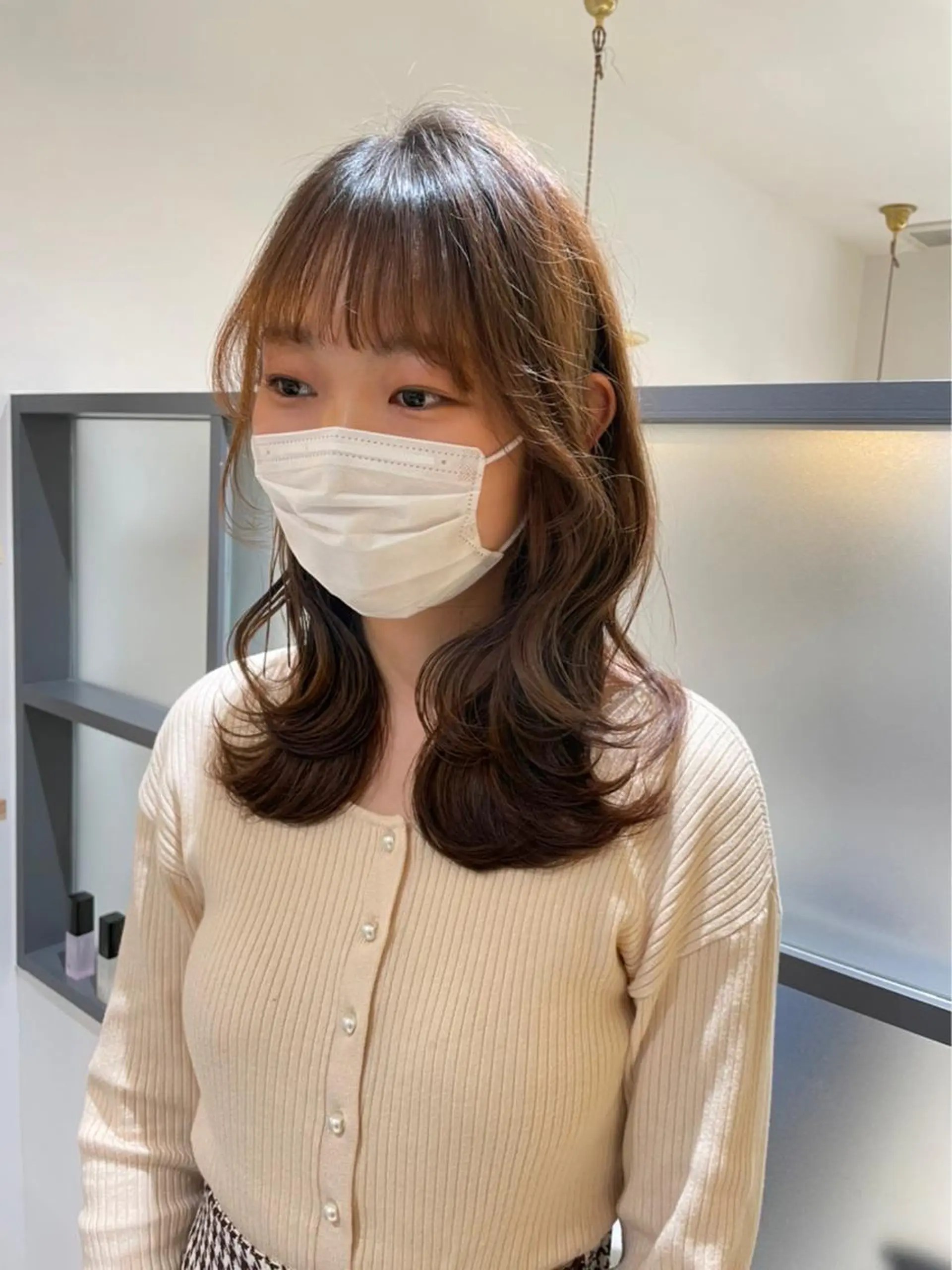 ミディアム Loem【ロエム】所属・RINA 【Loem】のヘアスタイル