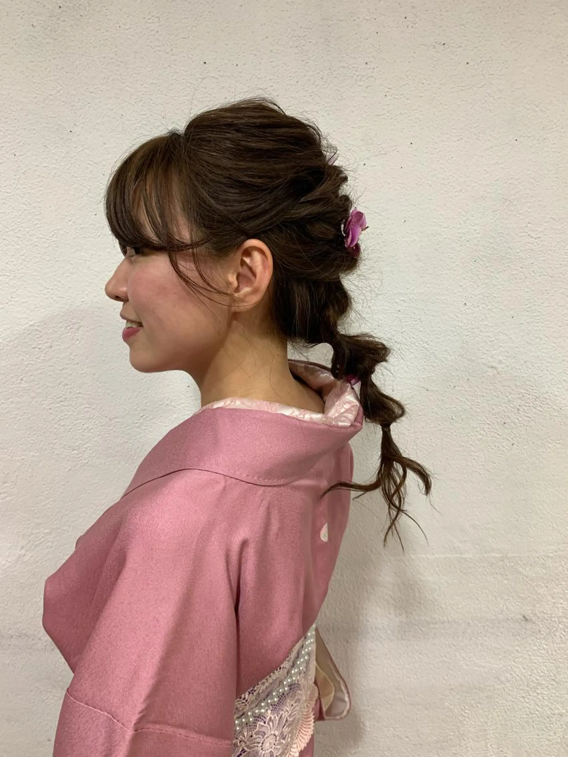 ロング カラー ヘアアレンジ まつ毛パーマ🐏 NANAMIのマツエク・マツパデザイン
