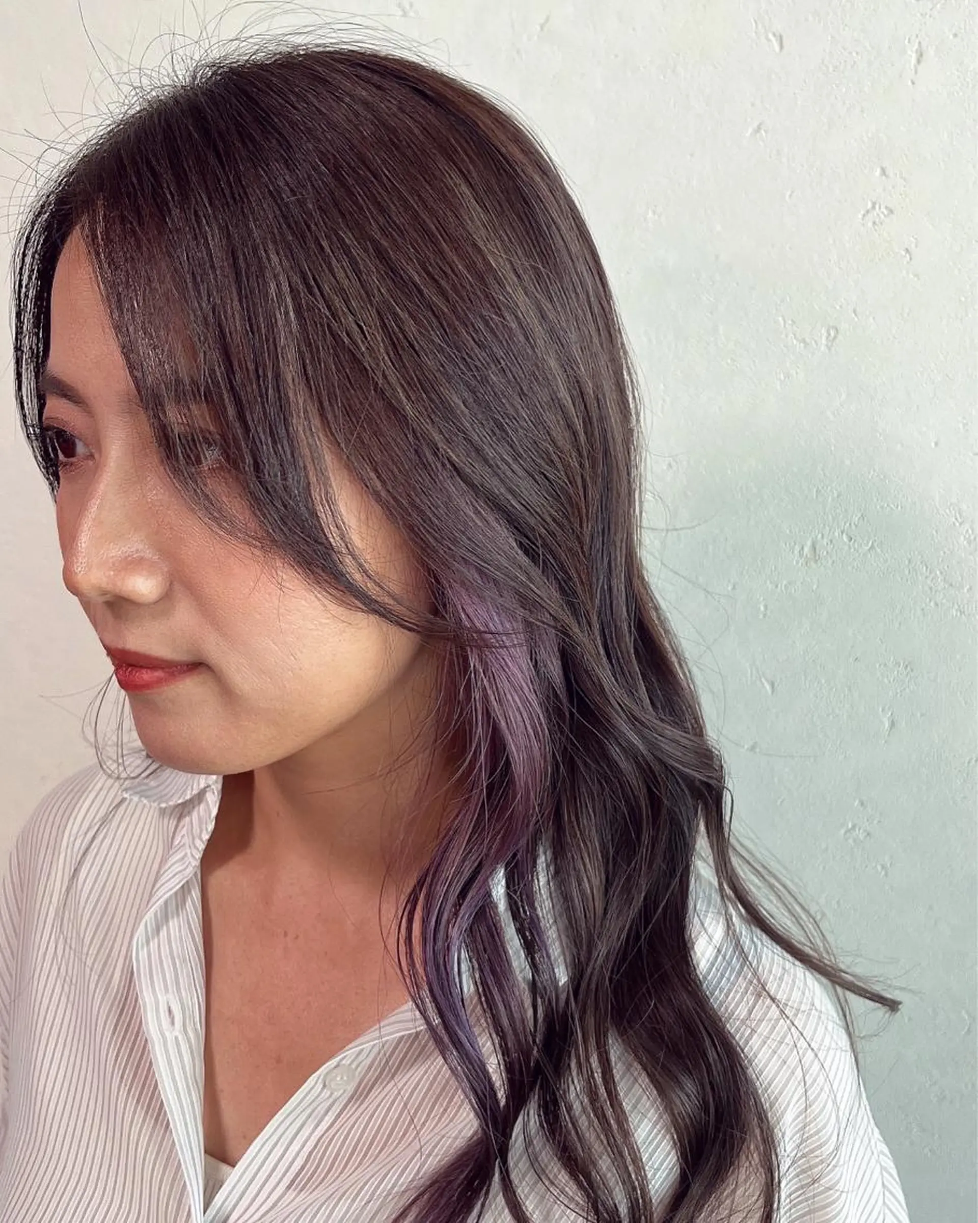 ロング パープルカラー HAIR &  SPA SOCIT所属・山﨑 大二郎のヘアスタイル