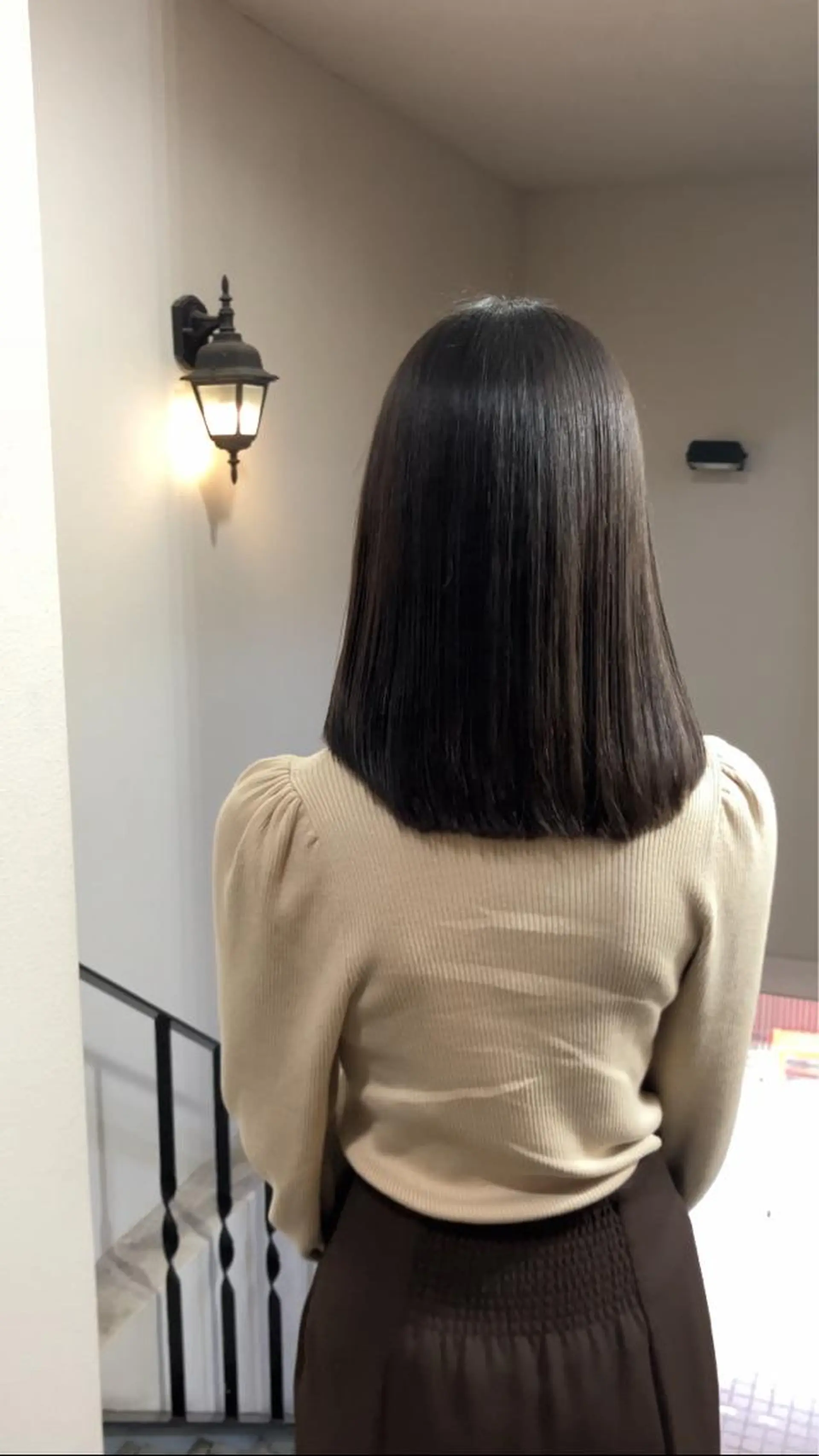 ミディアム 縮毛矯正 カット 縮毛矯正 トリートメント wa daのヘアスタイル