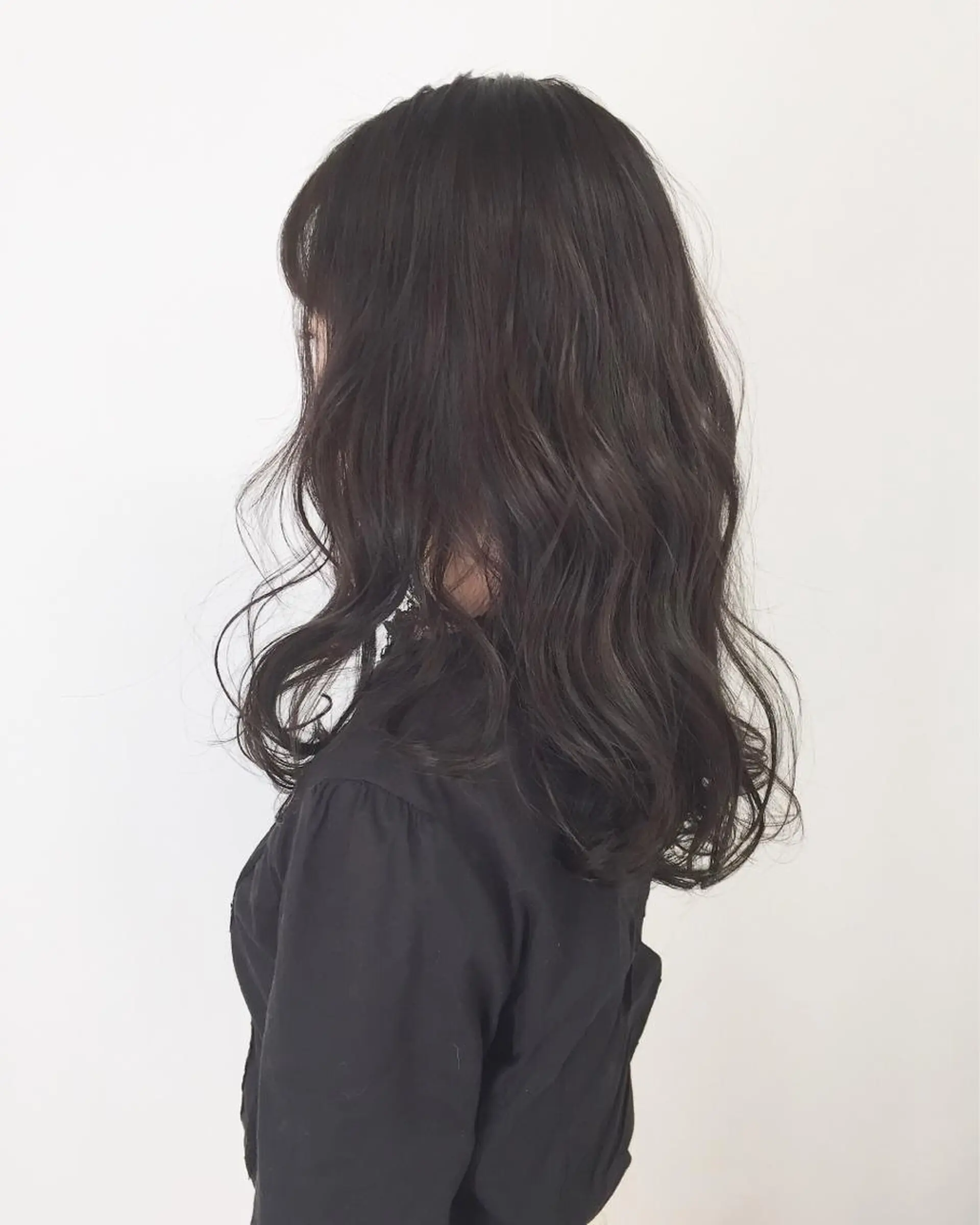 セミロング カラー カット ヘアカラー トリートメント 🔵暗髪　特化🔵 梅田・増田のヘアスタイル