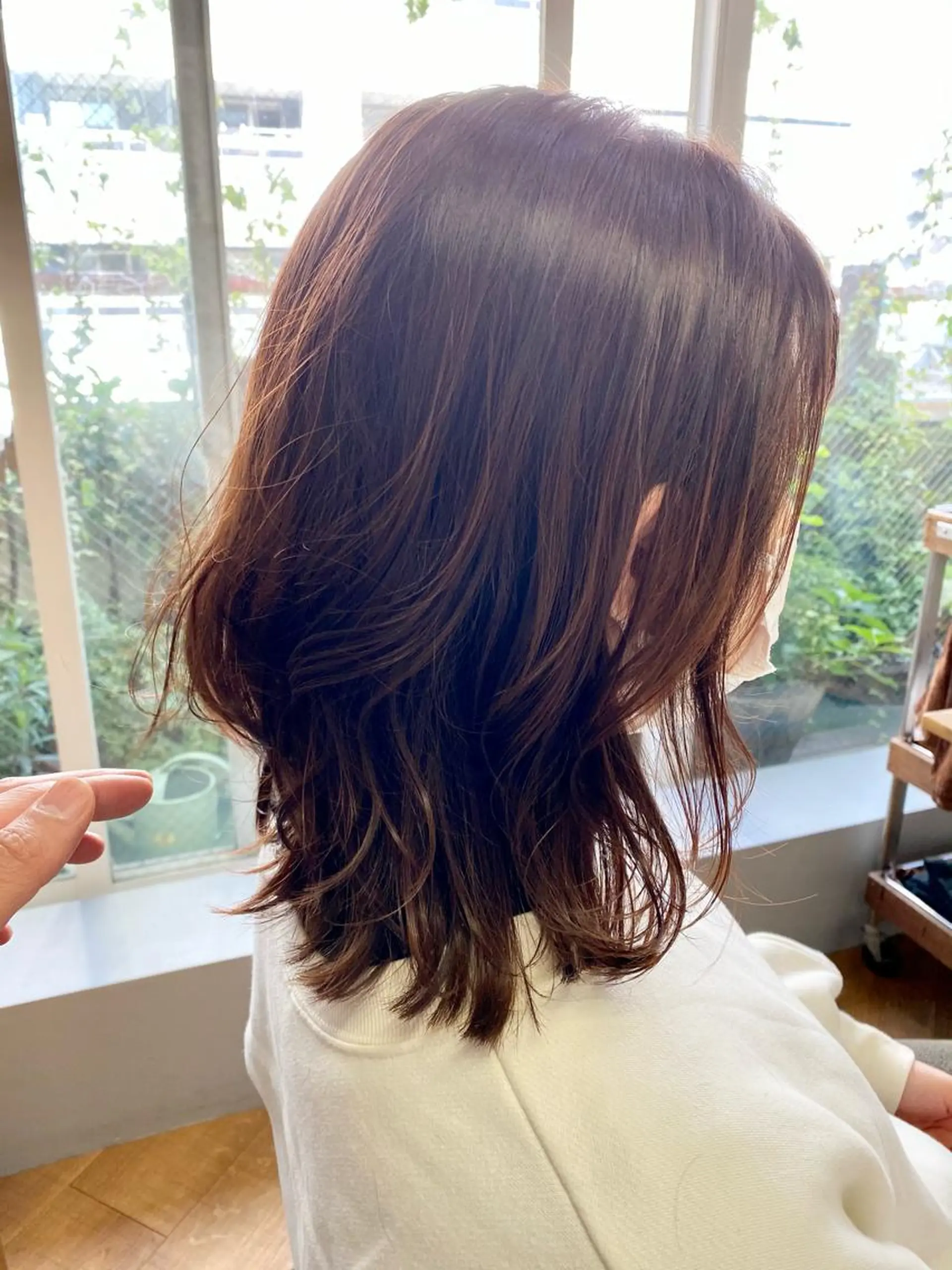 ミディアム 西尾 隆介のヘアスタイル