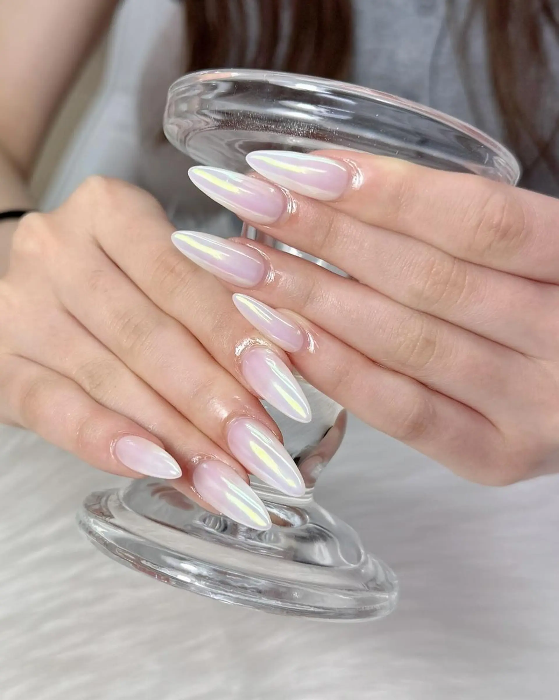 ネイル オーロラネイル スカルプネイル ハンドネイル serina nailのネイルデザイン