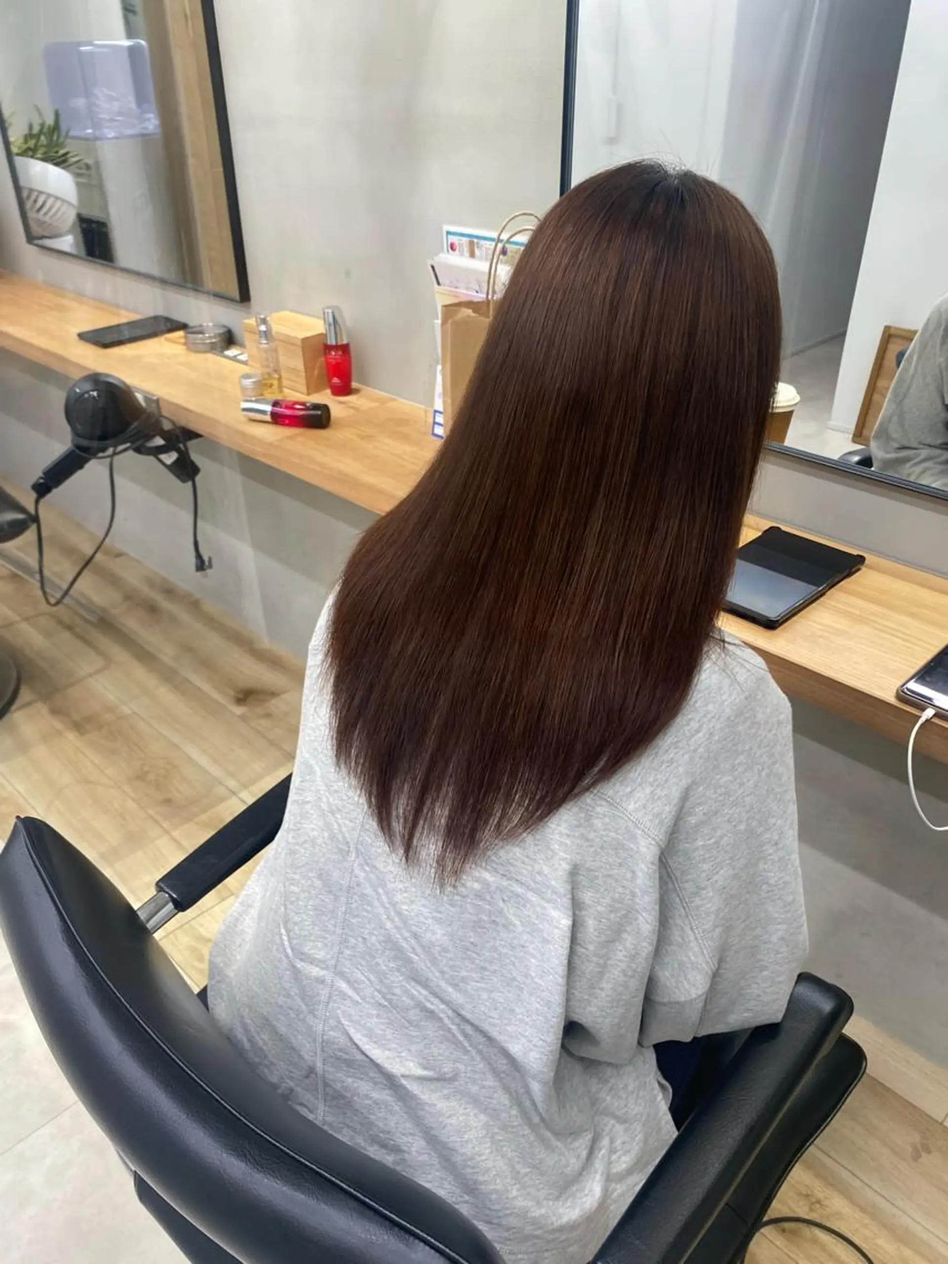 ロング カット 縮毛矯正 トリートメント noa/ 渋谷のヘアスタイル