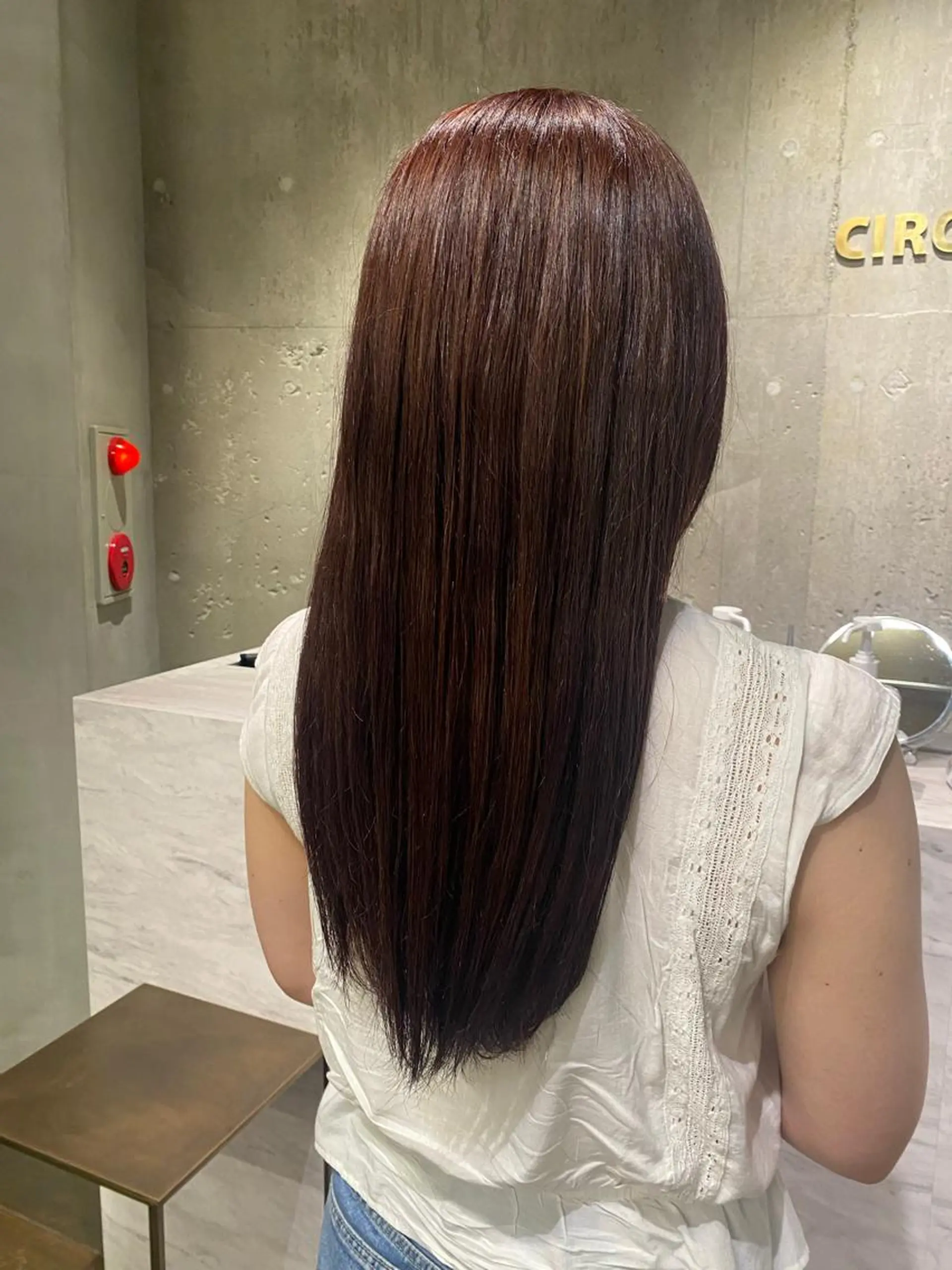 ロング カラー ROBBY所属・松井美樹/似合わせ ガーリー・韓国のヘアスタイル