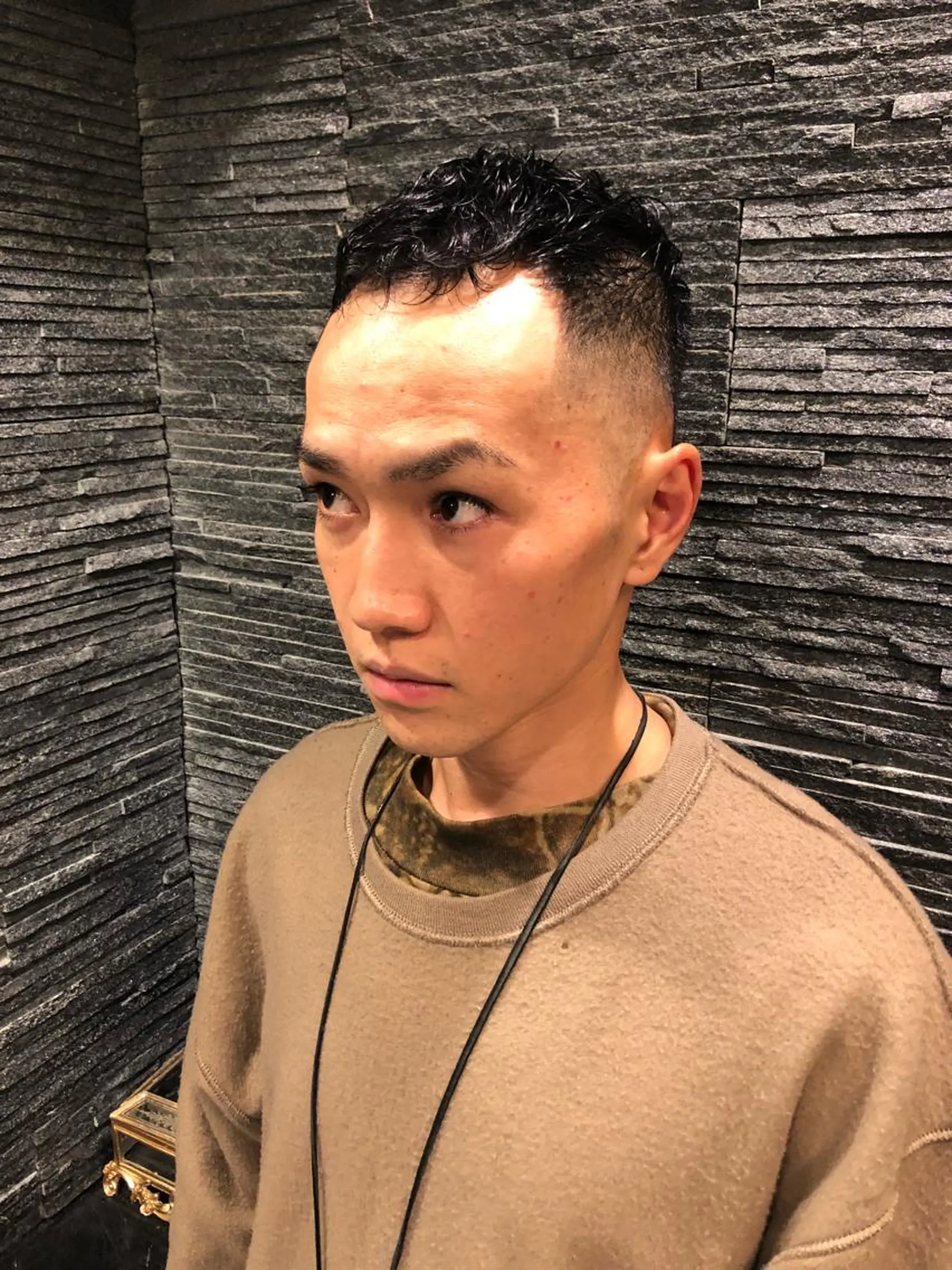 ショート パーマ メンズ HIRO GINZA BARBER SHOP 大阪所属・木村 りきのヘアスタイル
