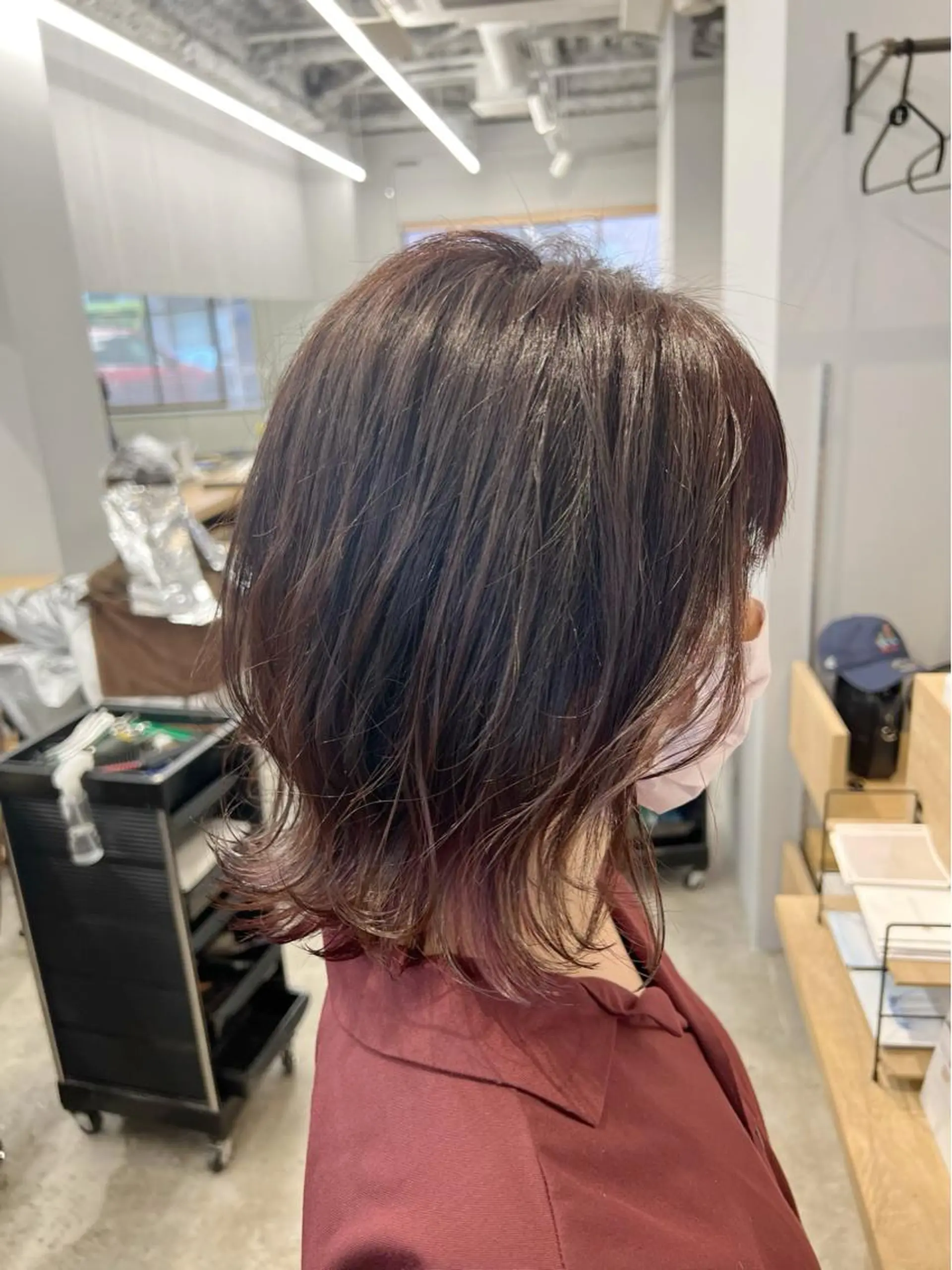 ミディアム カラー ボブ 外ハネヘア 代表　YUKI ☆のヘアスタイル