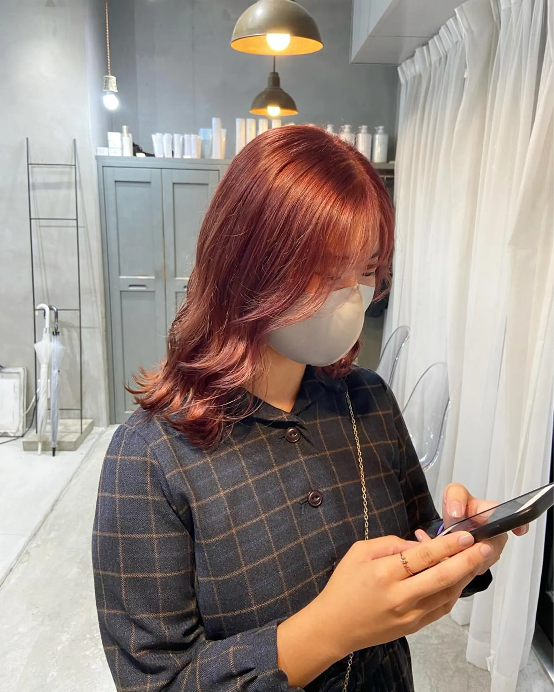 セミロング カラー ヘアカラー yuna/ボブカット /ハイトーンカラーのヘアスタイル