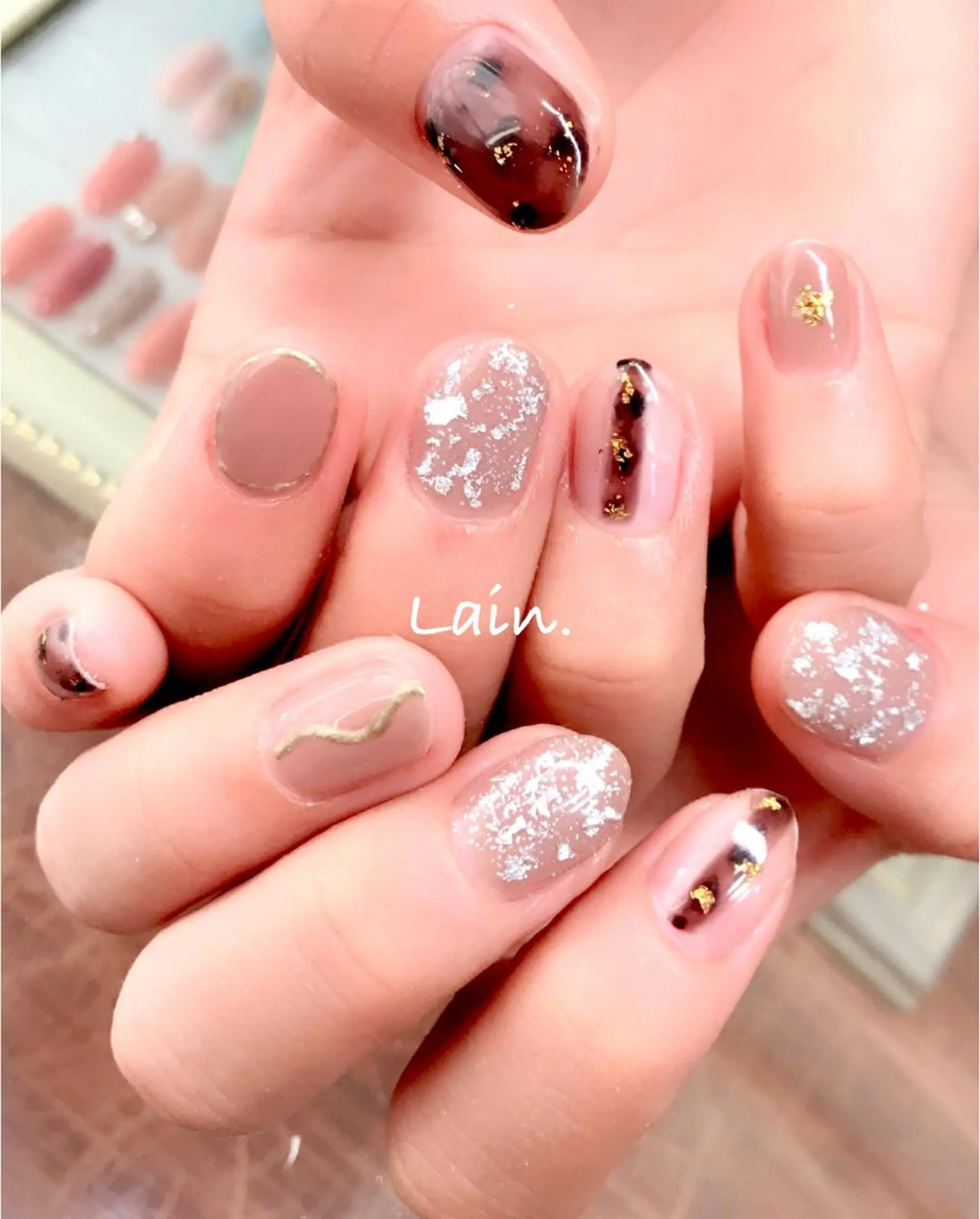 ネイル Liennail 持込デザインやり放題のネイルデザイン