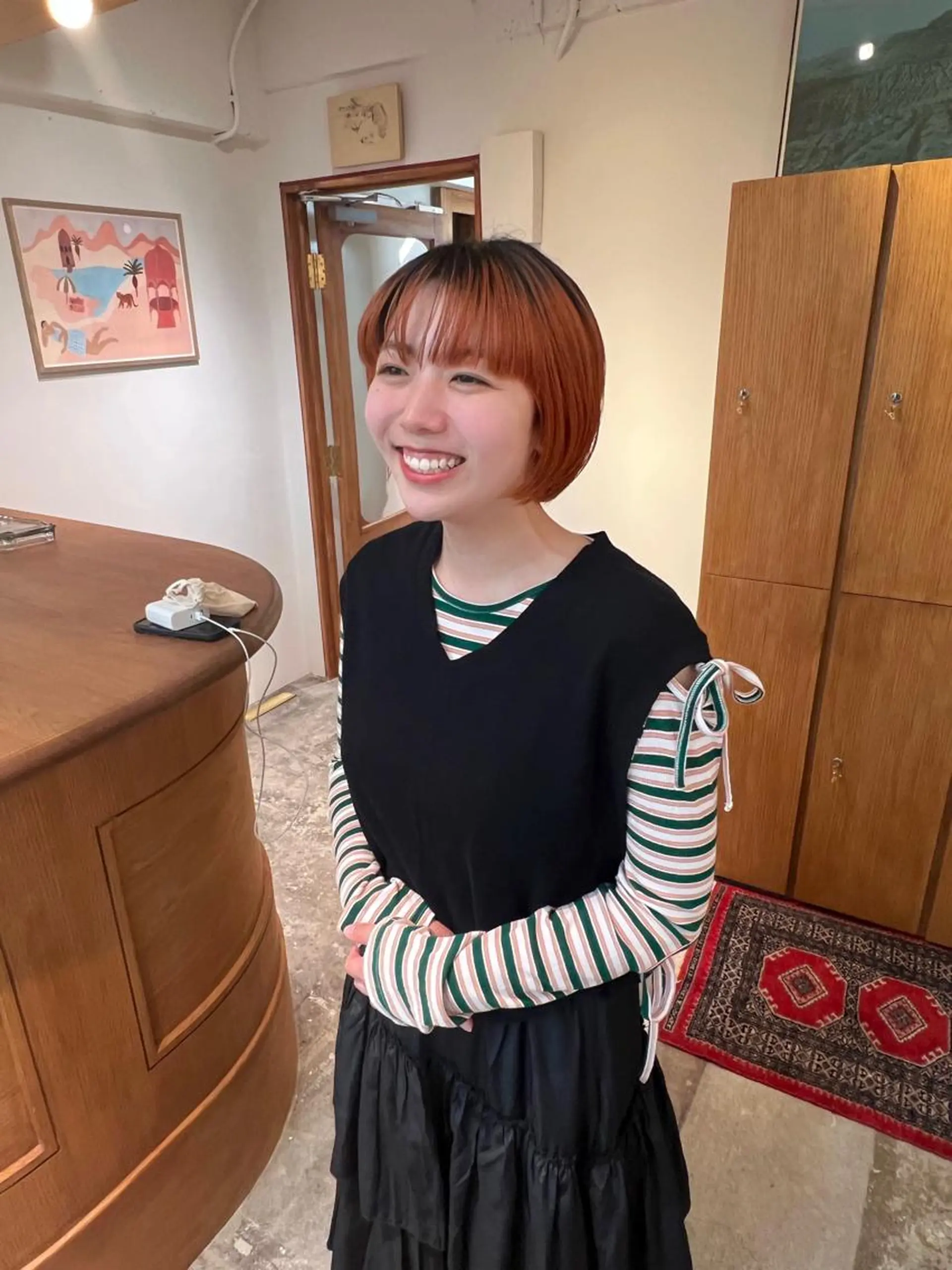 カラー aiko【艶カラー ・ミニモ年内で終了】のヘアスタイル