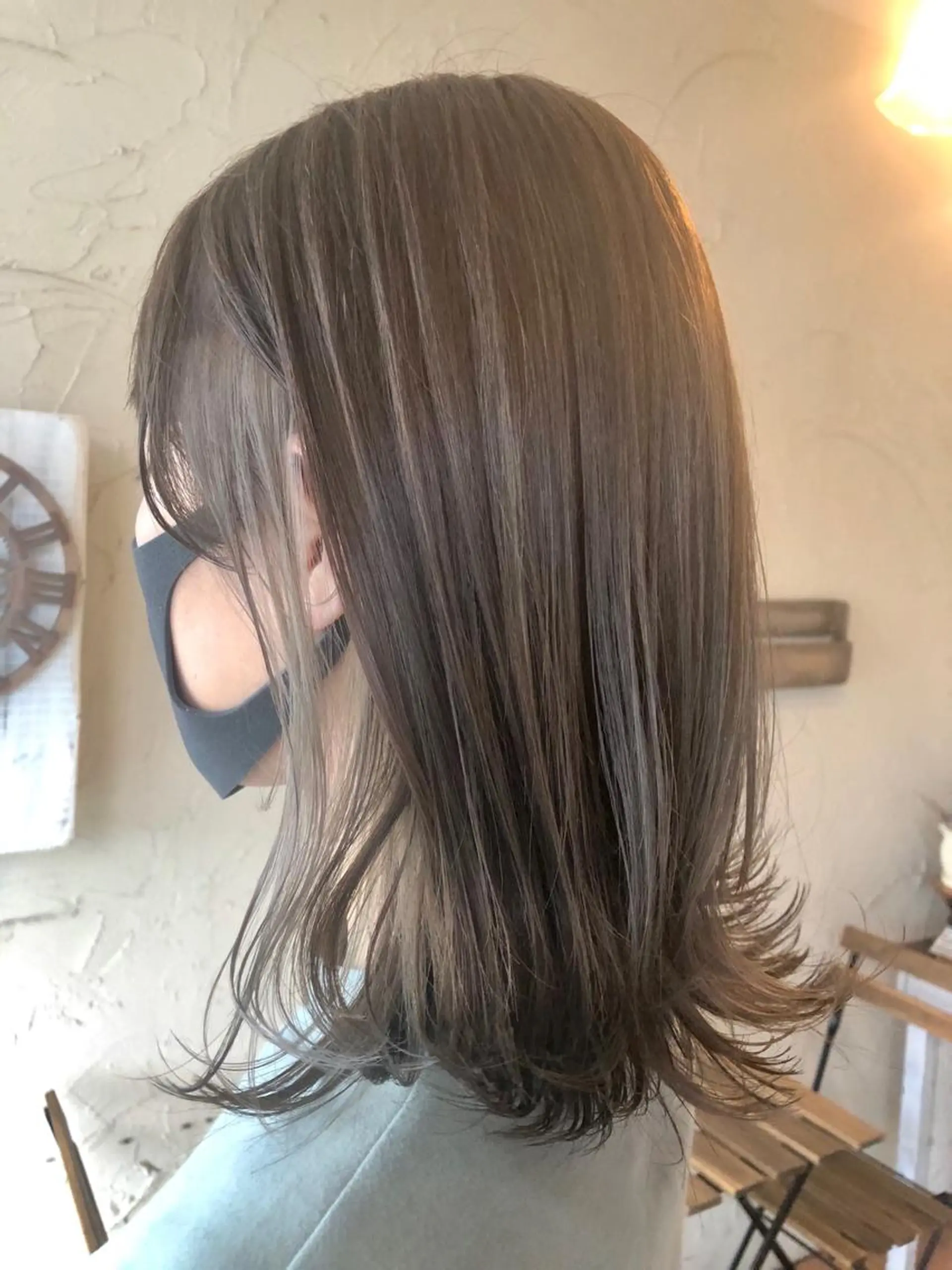 ミディアム カラー カット ヘアカラー Ichimura yurieのヘアスタイル