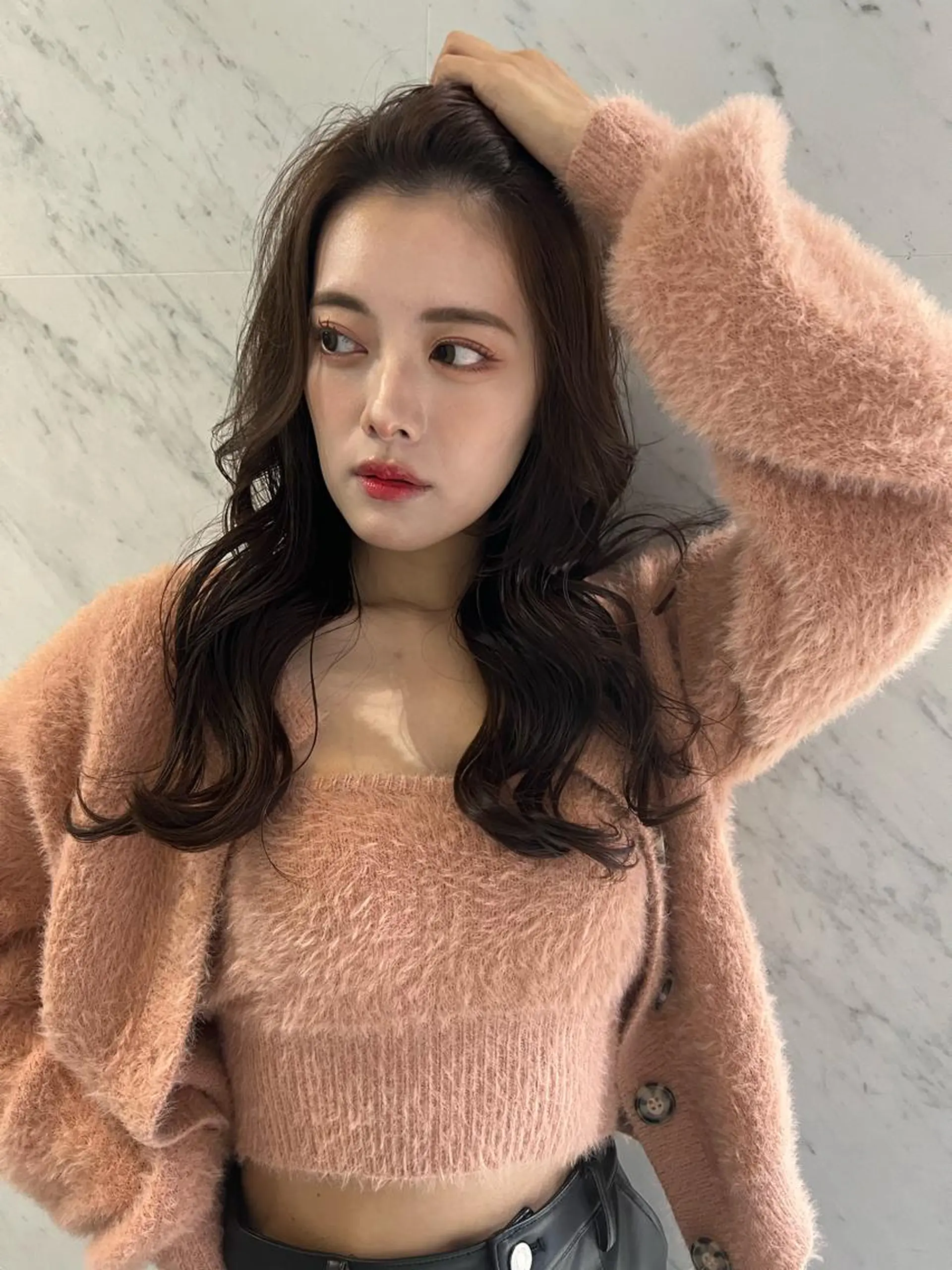 ロング カラー インナーカラー 顔周りカット 韓国風ヘア レイヤーカット Lond strada 心斎橋所属・🍀小川大輔🍀 ボブ/ブリーチ🥇のヘアスタイル