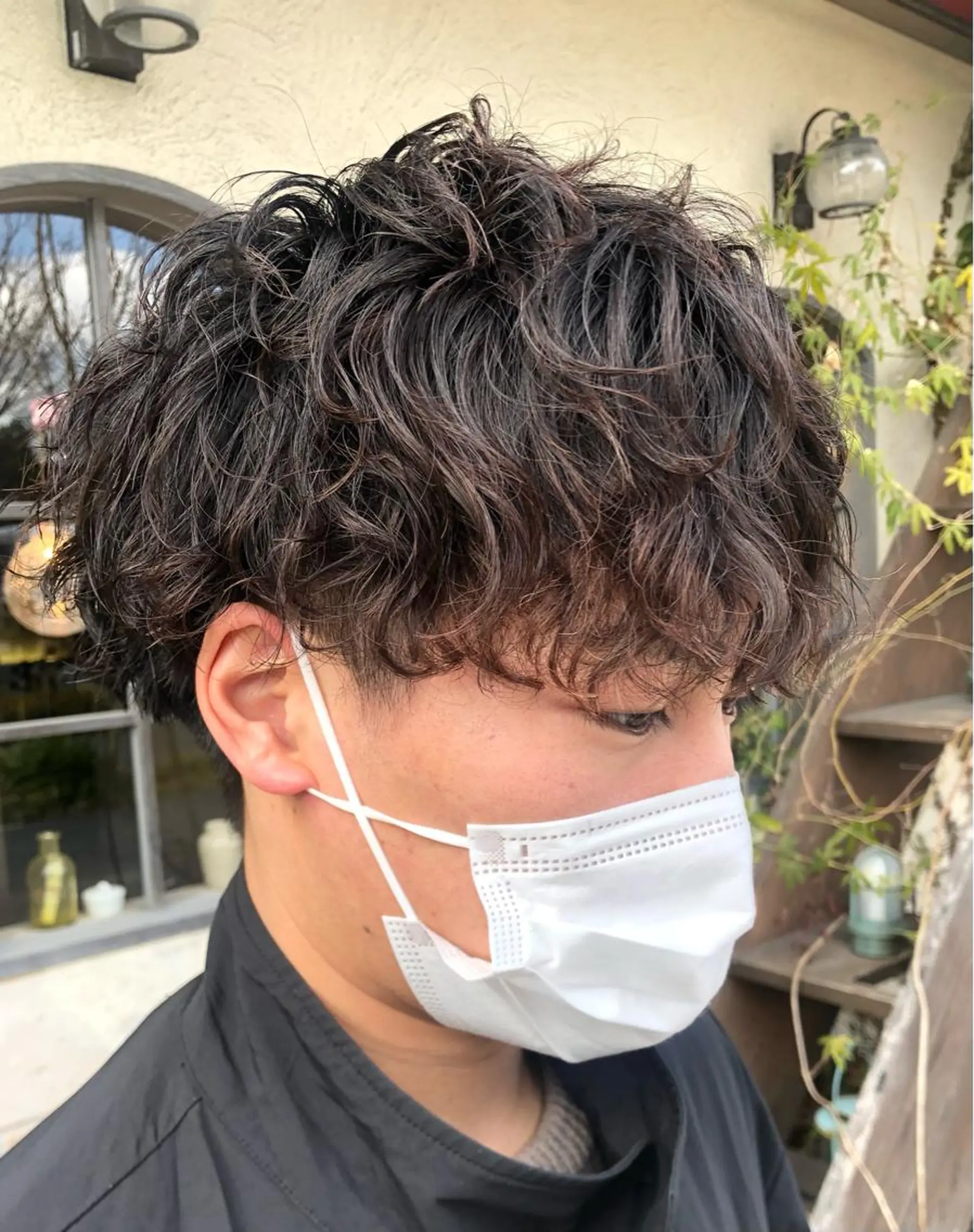 パーマ メンズ メンズパーマ スパイラルパーマ カット パーマ トリートメント rocca所属・鮫島 連のヘアスタイル