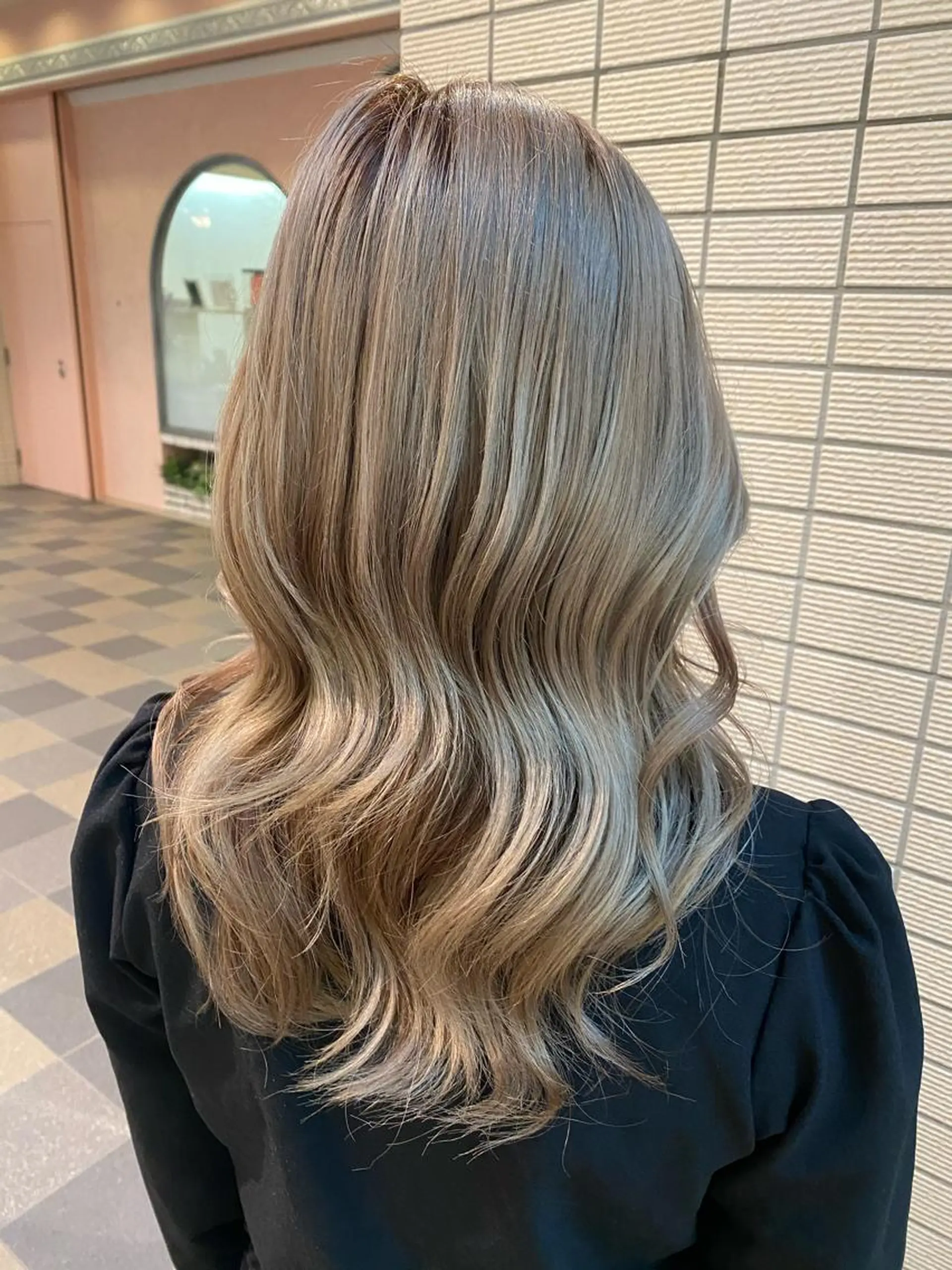 セミロング カラー ベージュカラー ミルクティーベージュ miiia lash所属・miiia lashのマツエク・マツパデザイン