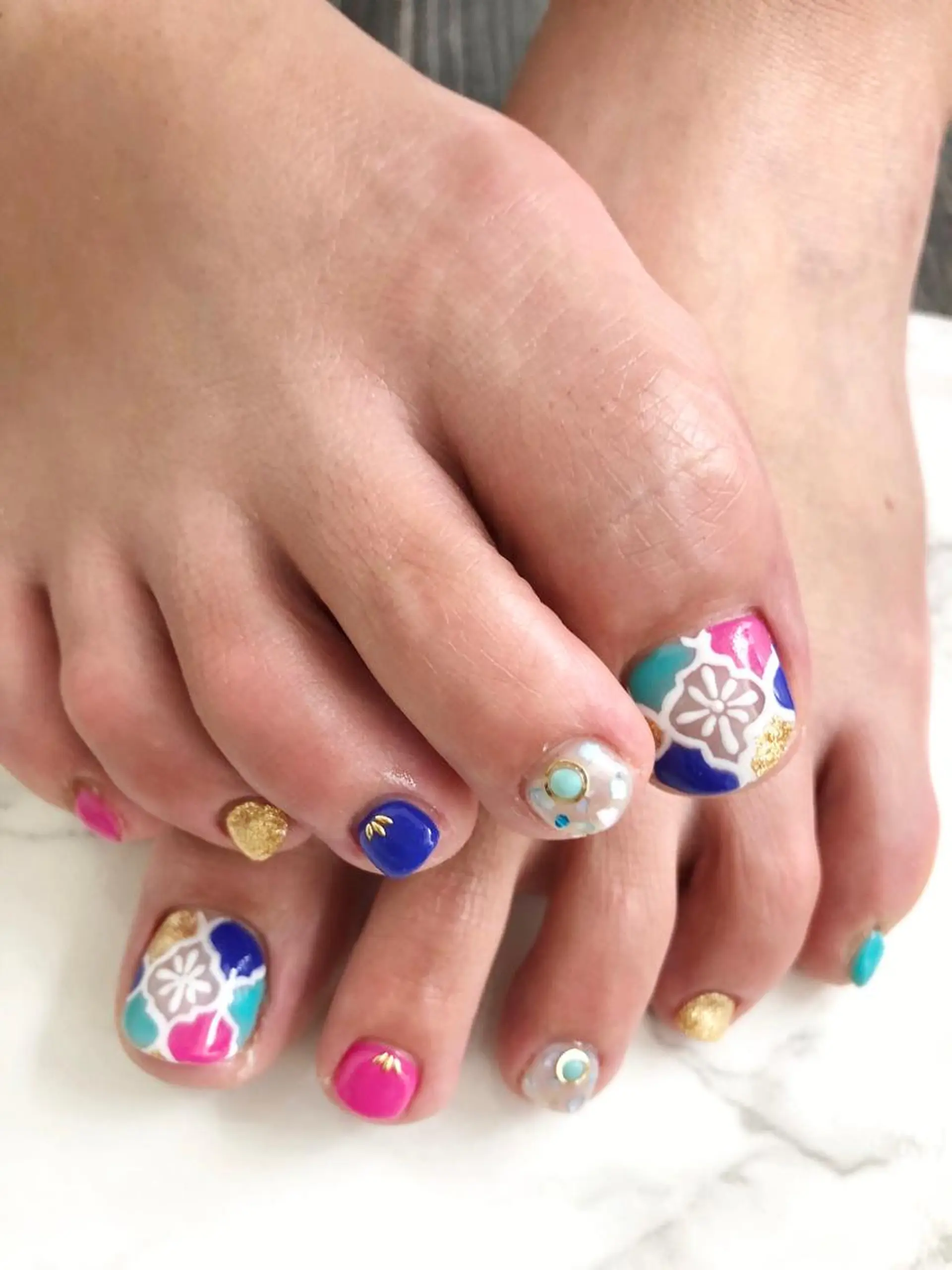 ネイル フットネイル S mikiのネイルデザイン