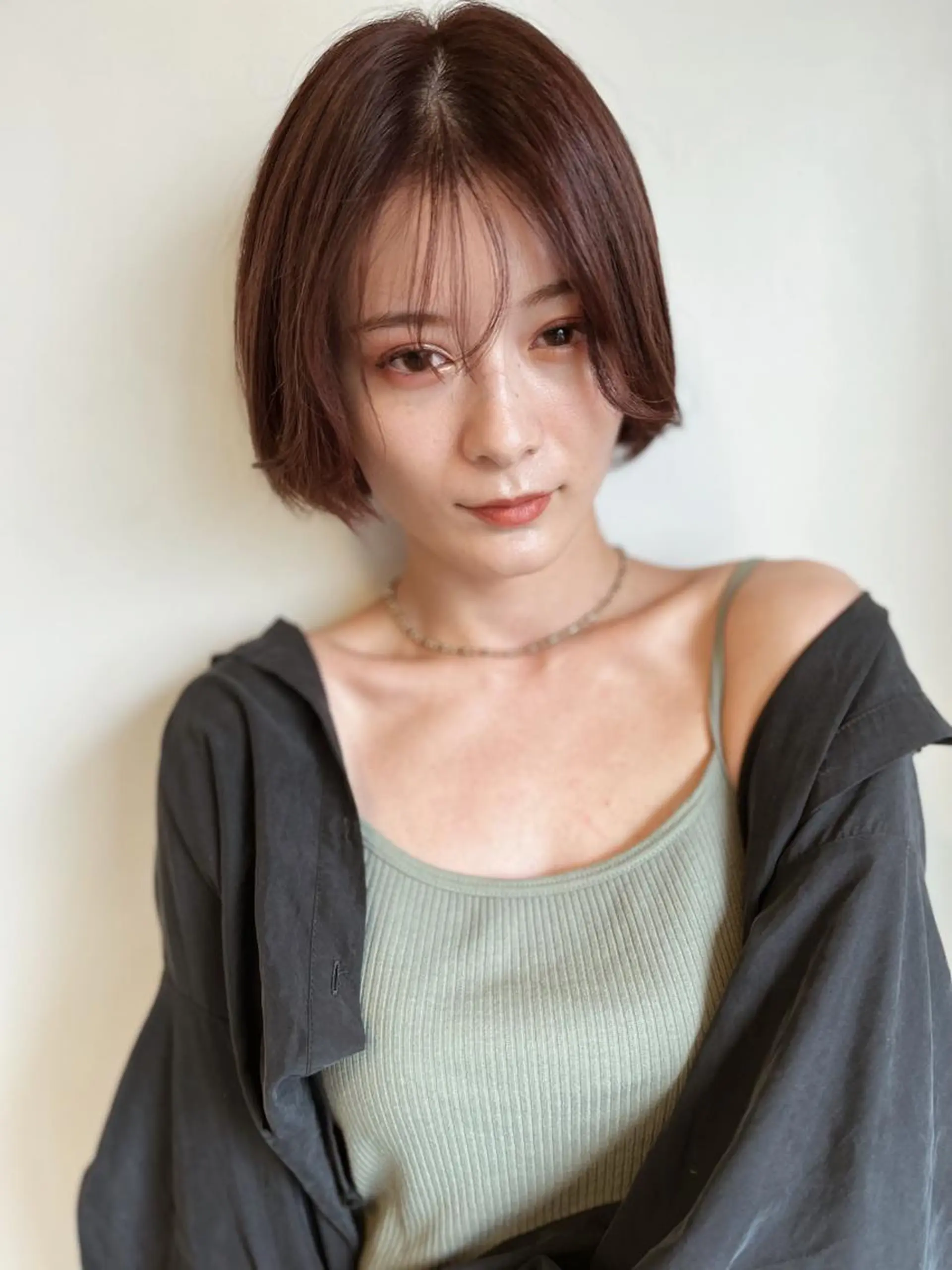 ショート カラー 髪質改善/縮毛矯正/ 透明感カラーYUMAのヘアスタイル