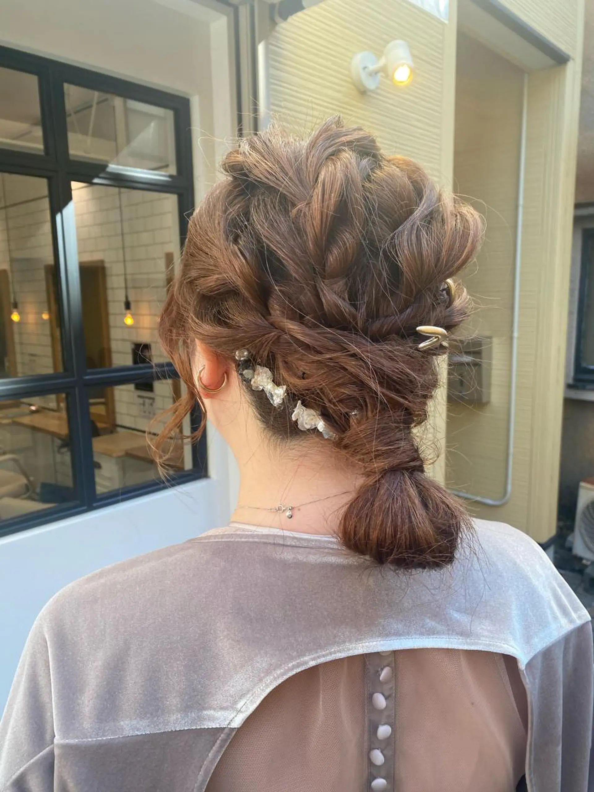 セミロング ヘアアレンジ Minami .のヘアスタイル