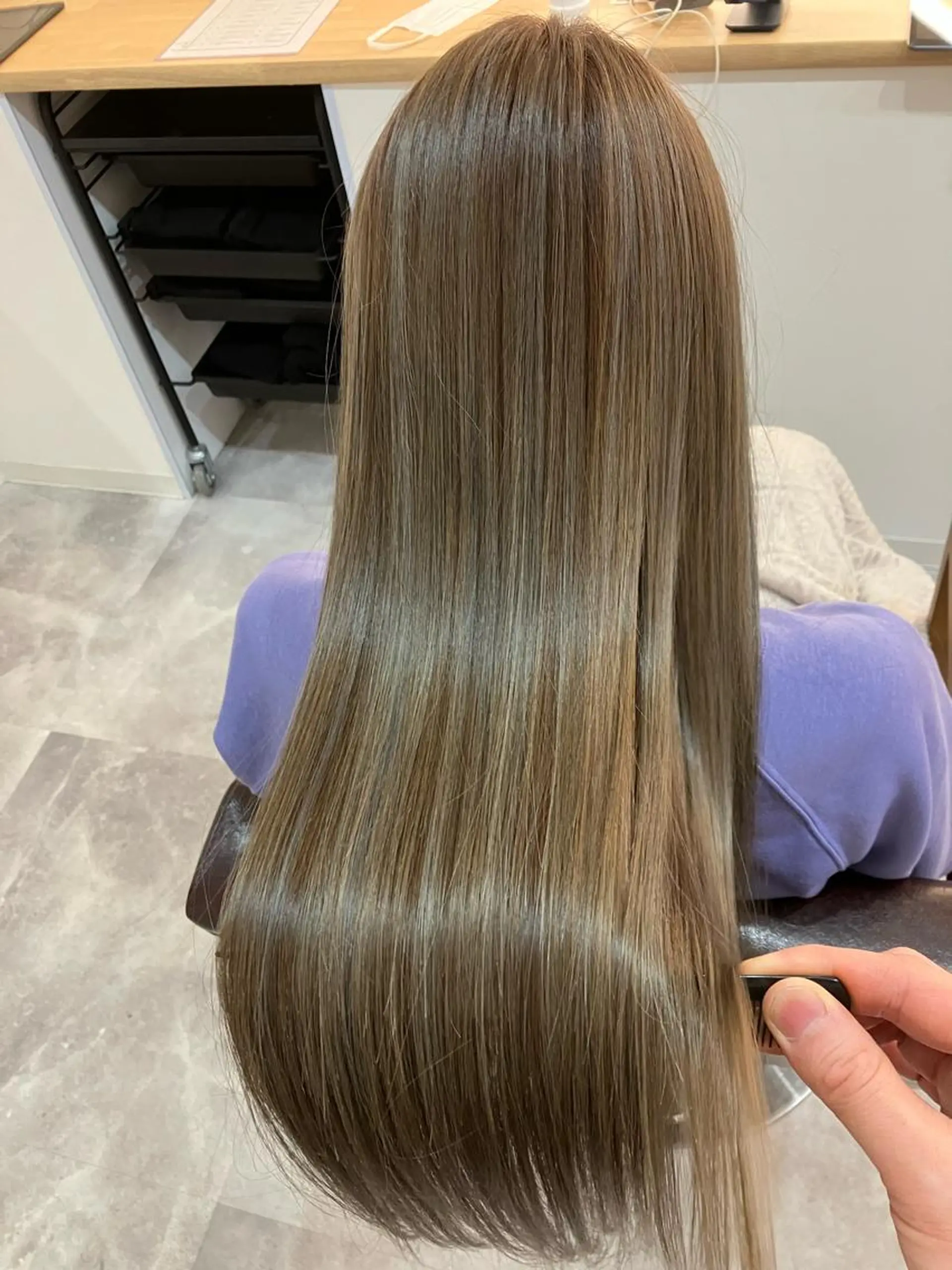 ロング カラー ヘアアレンジ キッズ カット ヘアカラー トリートメント 横浜関内髪質改善 re:Magoのヘアスタイル