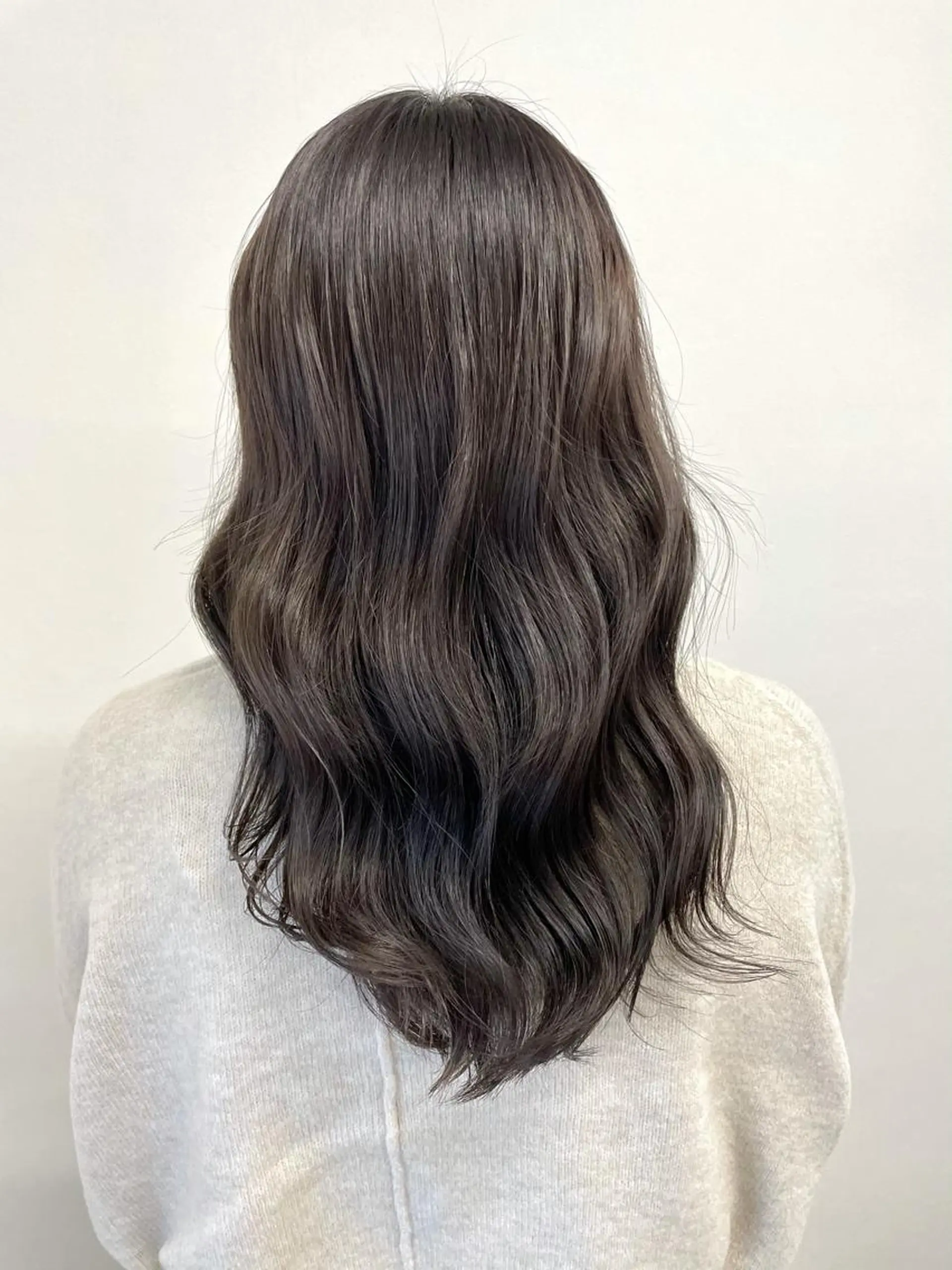 セミロング カラー 🔵暗髪　特化🔵 梅田・増田のヘアスタイル