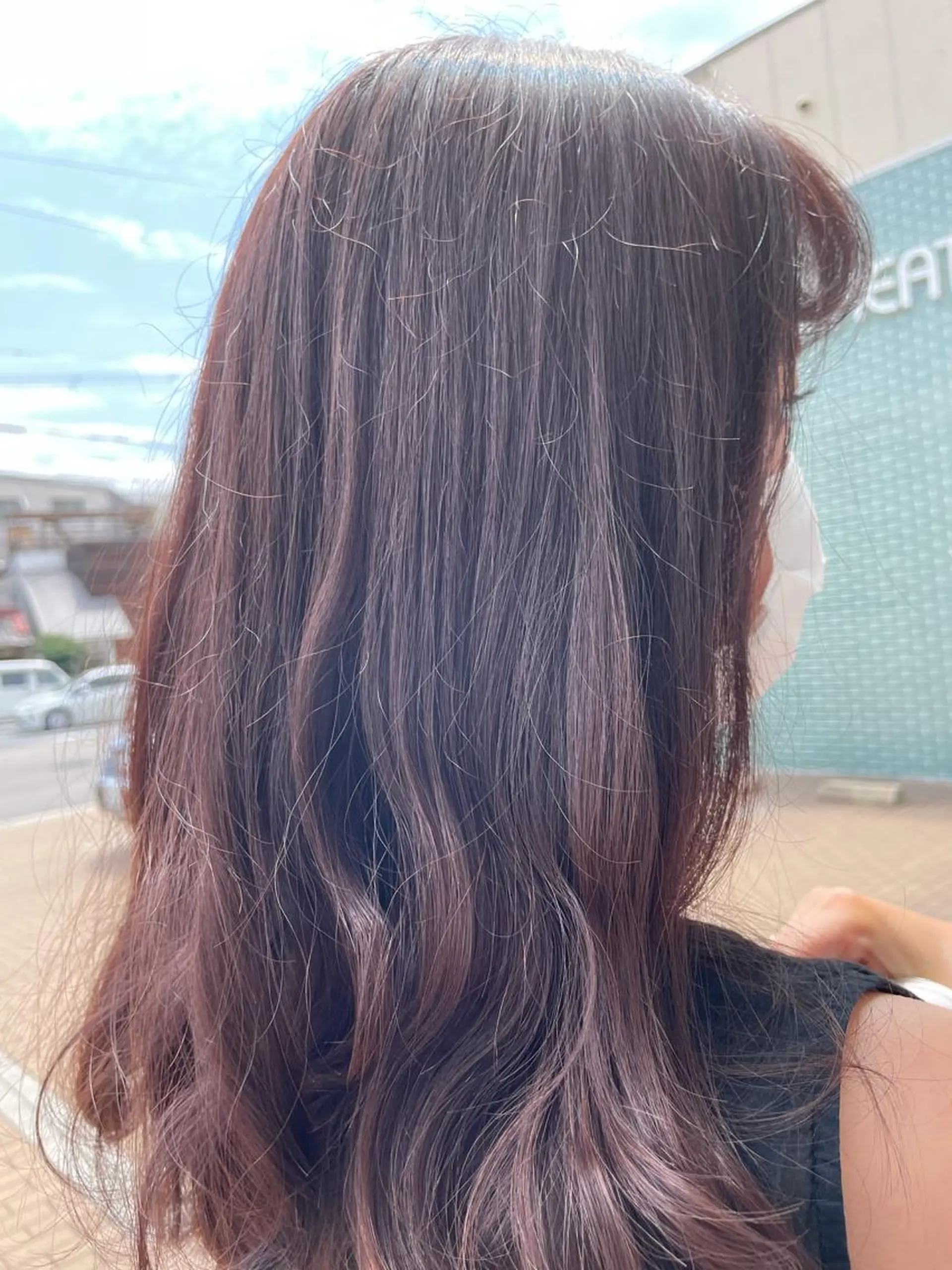 ロング カラー ブラウンカラー チョコレートブラウン Canon/ インナーカラー/四条のヘアスタイル