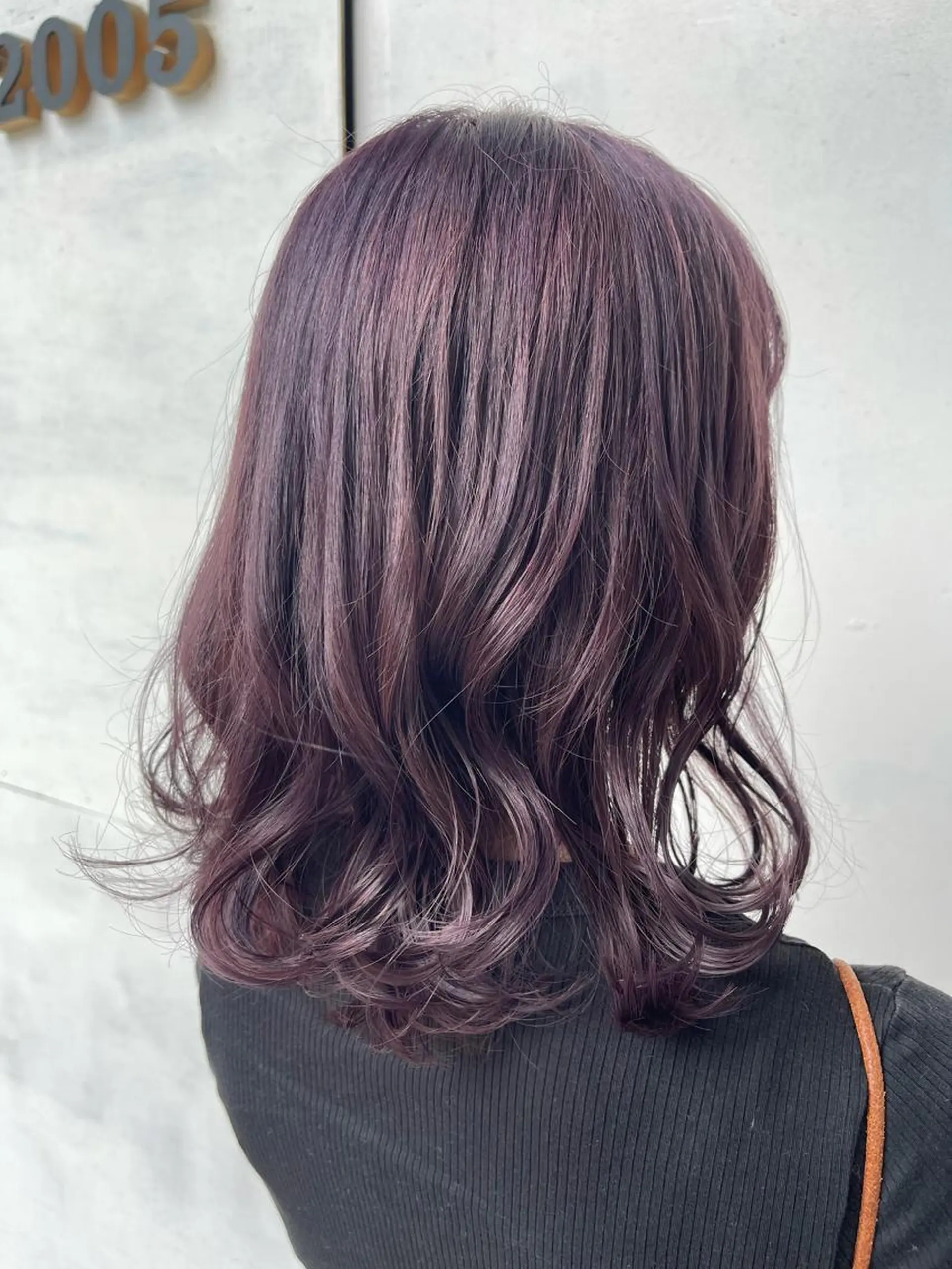 セミロング カラー ラベンダーカラー カット ヘアカラー トリートメント Zina天王寺 CHIAKIのヘアスタイル