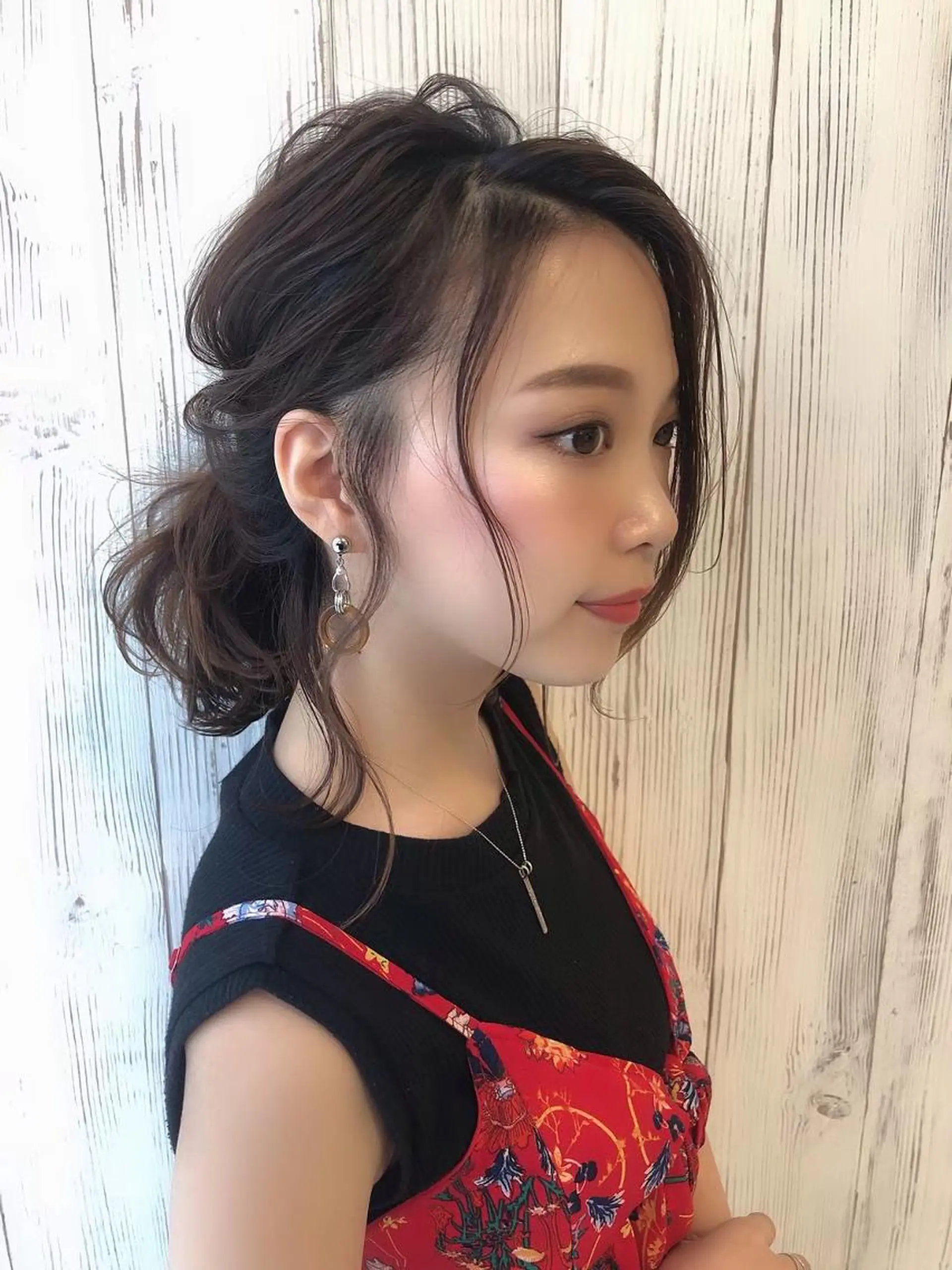 ロング カラー ヘアアレンジ ルービック 奈良のヘアスタイル