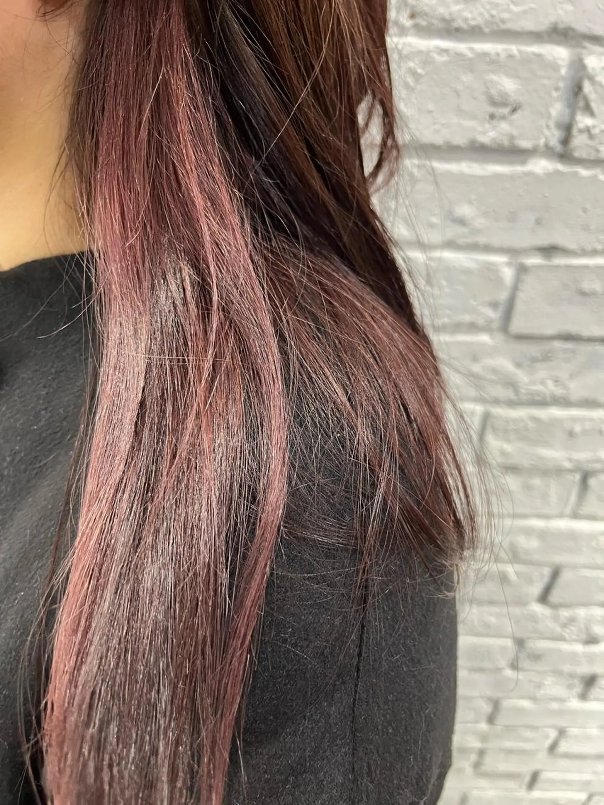 ロング カラー イヤリングカラー 杉本 直樹のヘアスタイル