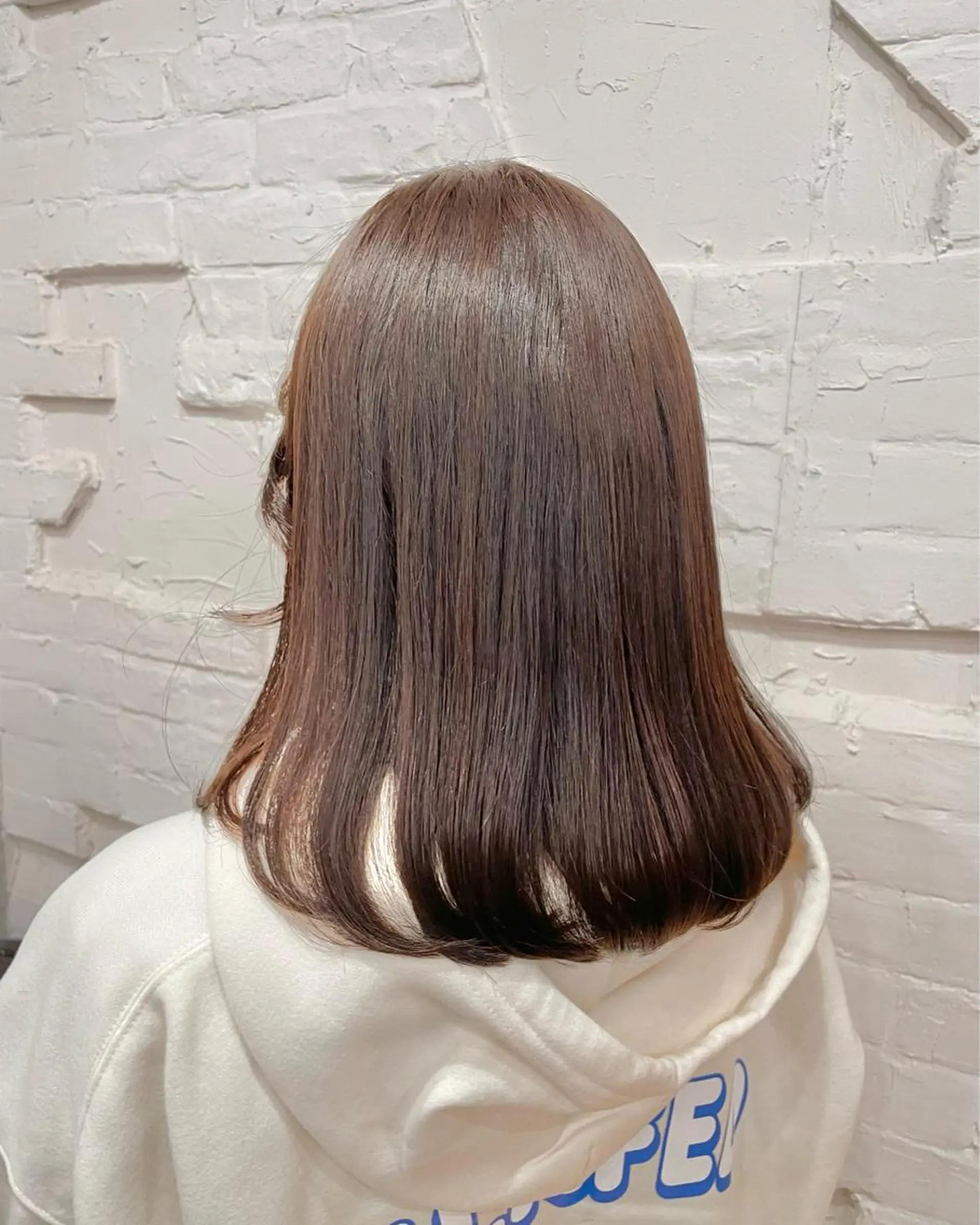 ミディアム カラー ブラウンカラー オレンジ オレンジブラウン 似合わせカット カット ヘアカラー トリートメント 【ピンク/韓国ヘア/ ヘアセット】亜海のヘアスタイル