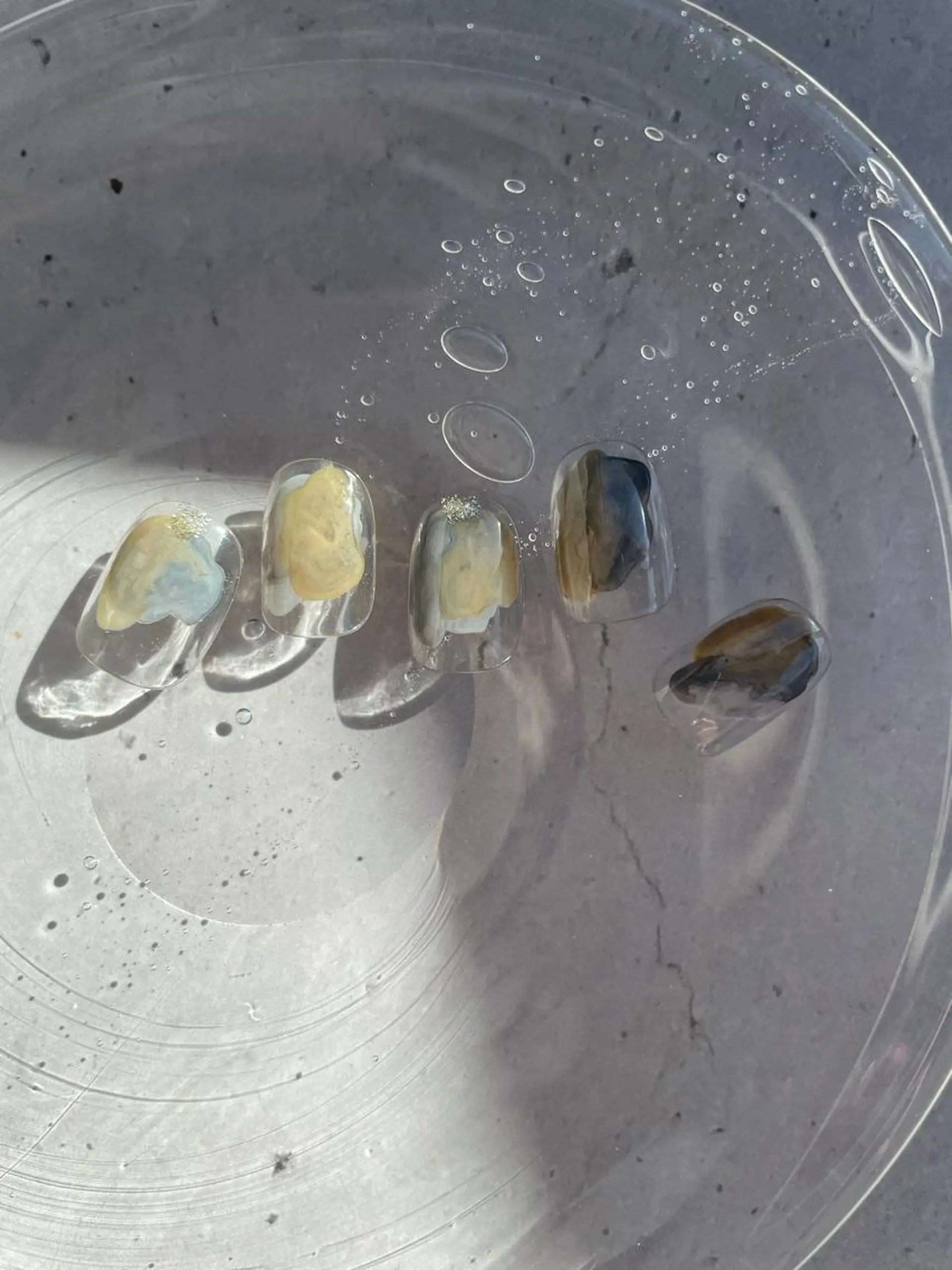 ネイル アートネイル カジュアル ニュアンスネイル オフィスネイル ショートネイル ハンドネイル kanako nail所属・popolina kanakoのネイルデザイン