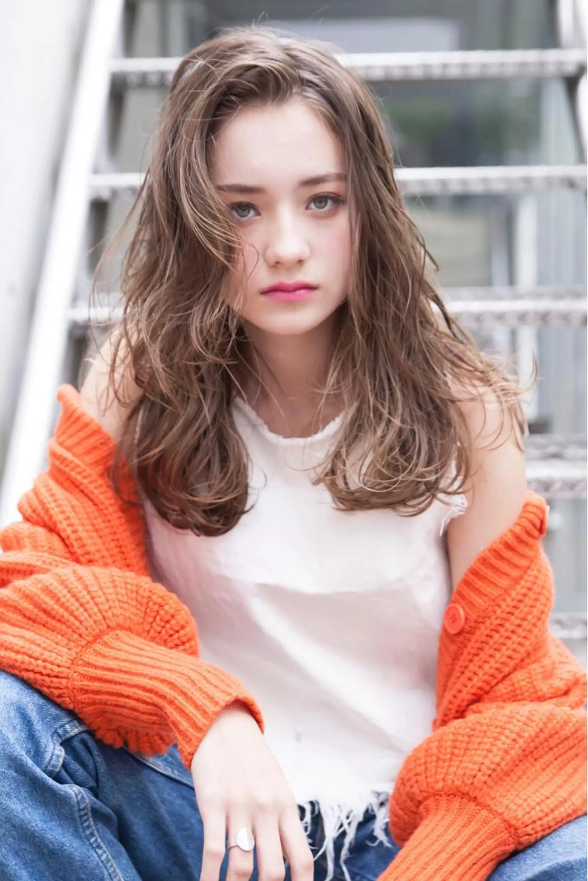 ロング パーマ カット パーマ トリートメント 山崎 澪 レイヤーカット/大宮のヘアスタイル