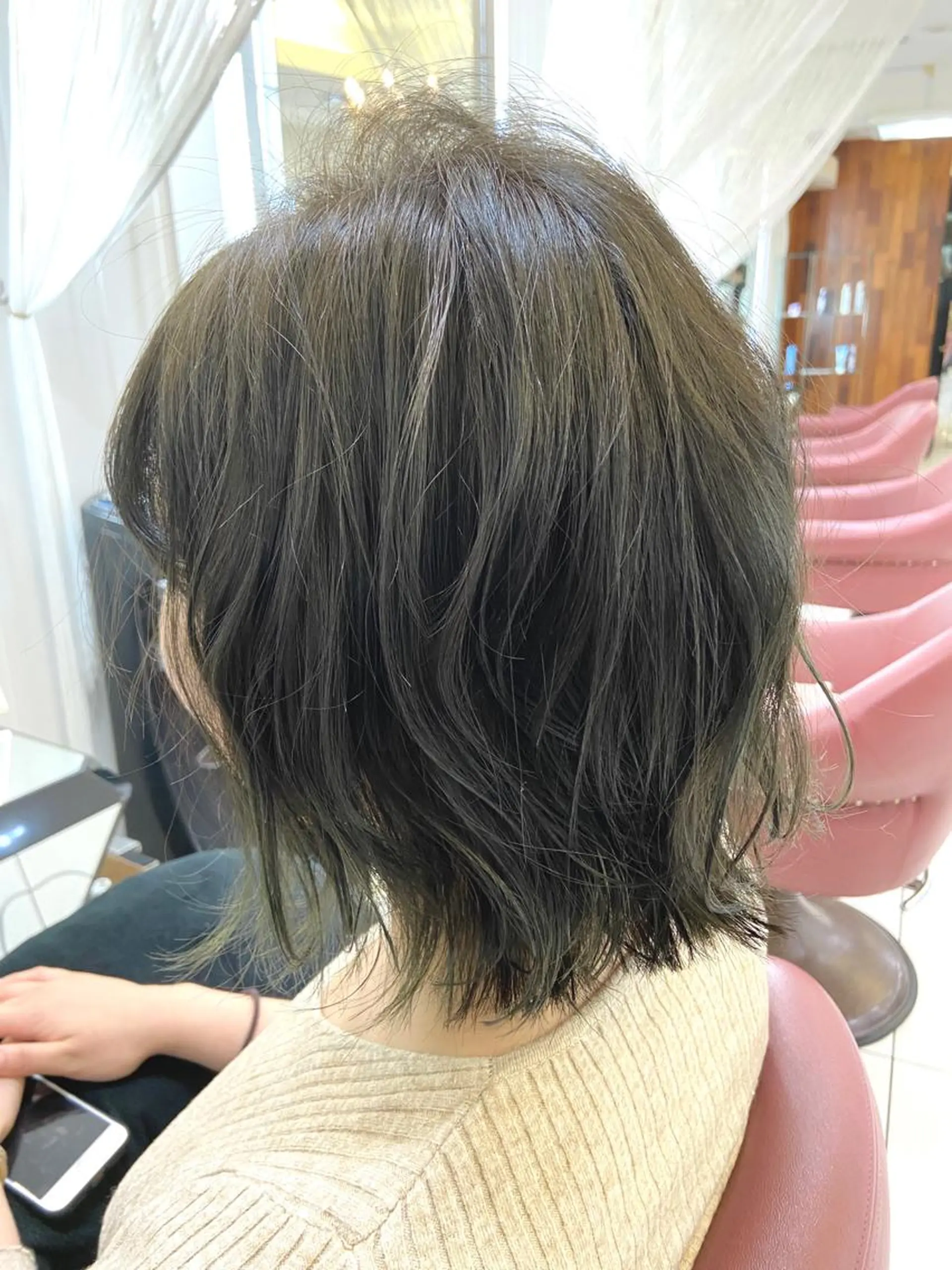 ミディアム カラー カット ヘアカラー 【髪質改善×カラー】 QUALIS沓掛貴浩のヘアスタイル