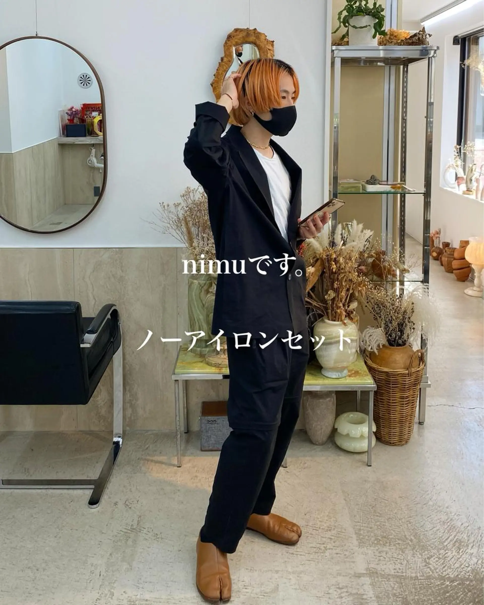 ショート カラー パーマ ヘアアレンジ メンズ 【池袋/スパイキー ショート】ⓝⓘⓜⓤのヘアスタイル