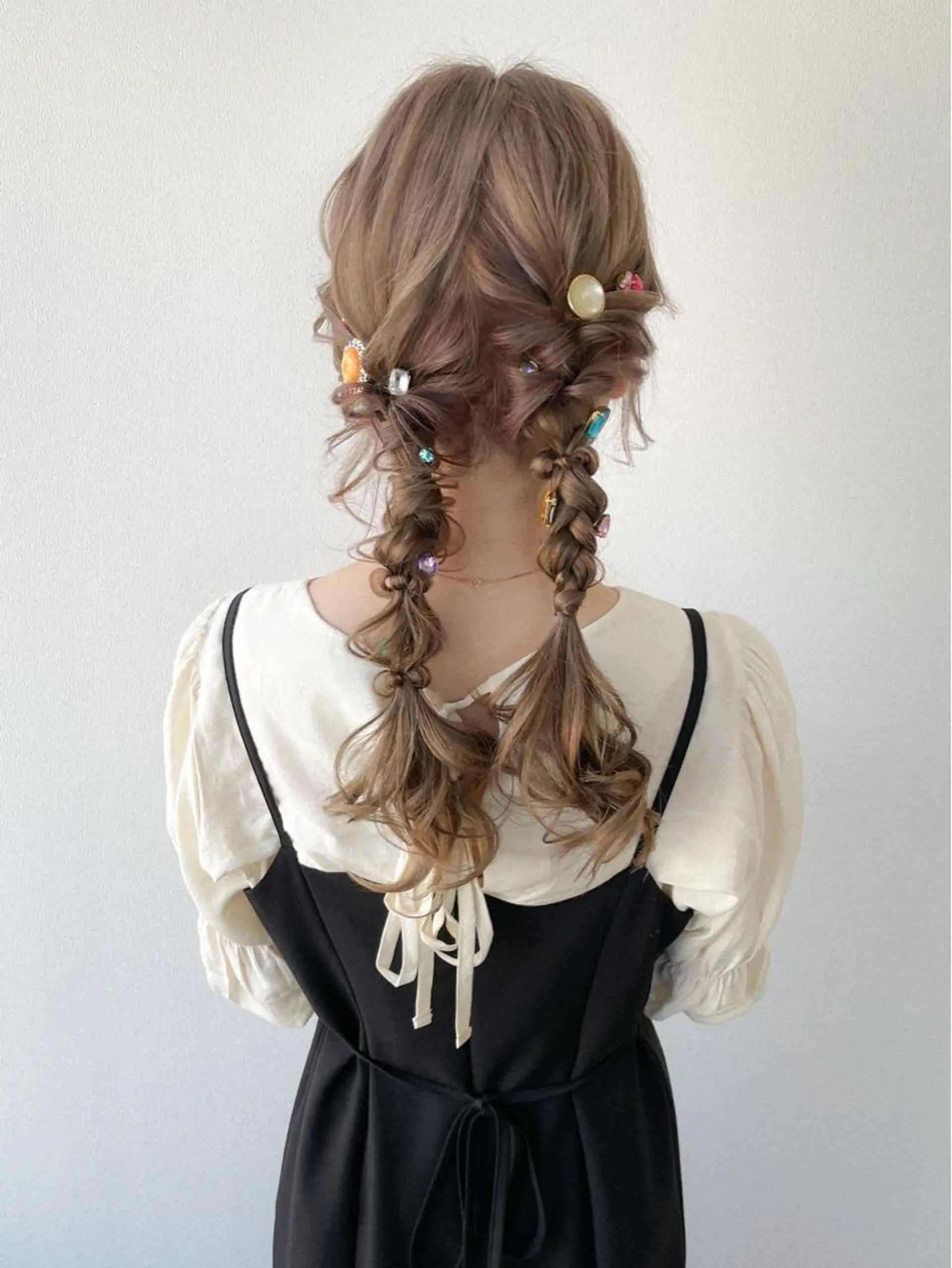 ロング カラー ヘアアレンジ ダブルカラー autre所属・大久保 ひでなりのヘアスタイル