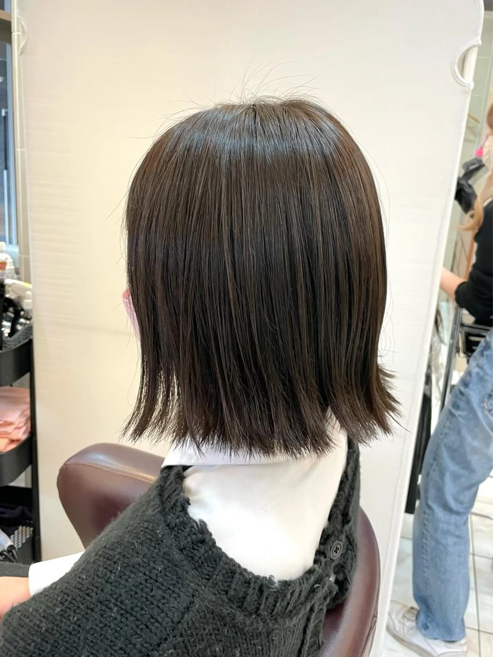 ミディアム カット 新籾 尚哉のヘアスタイル