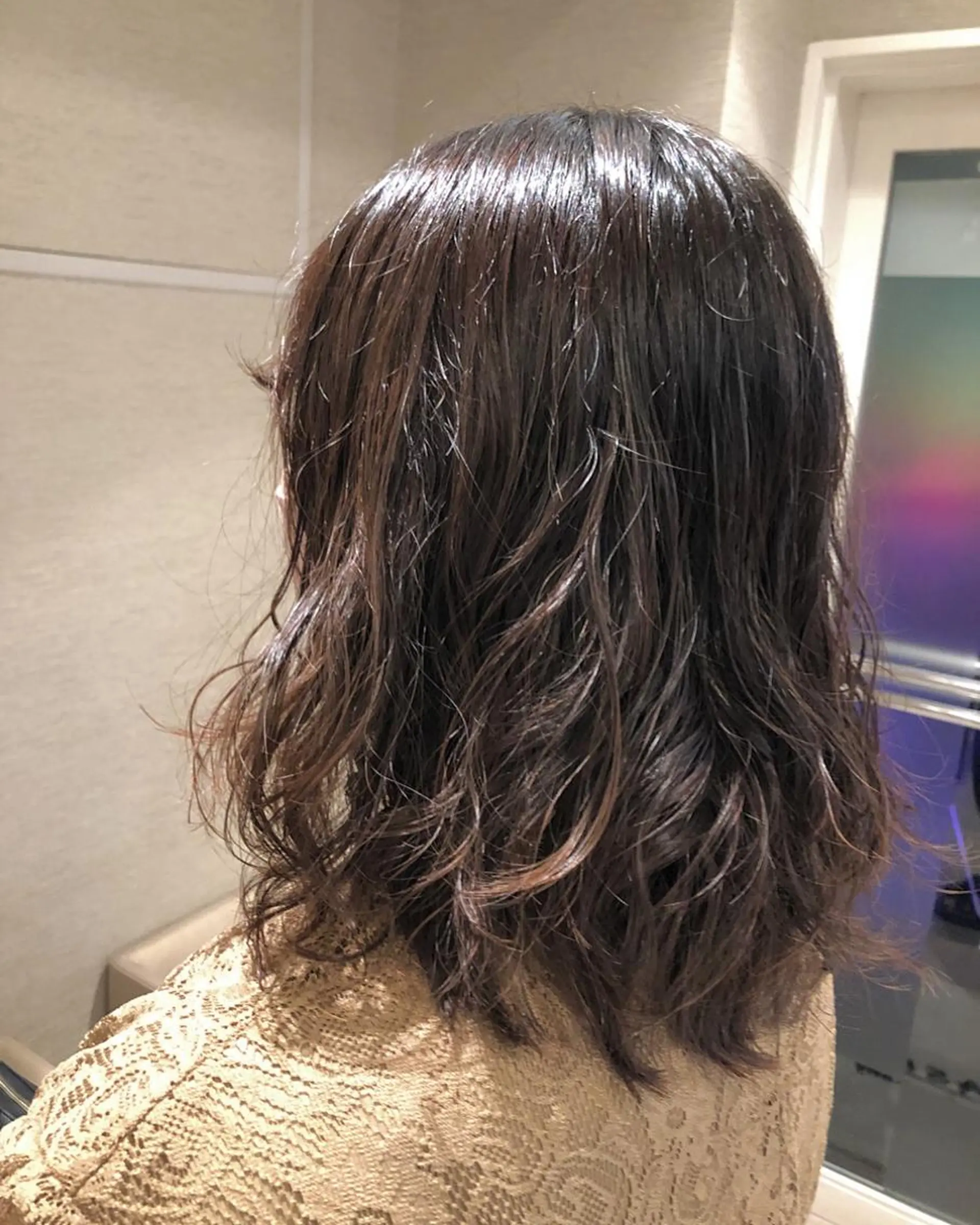 セミロング パーマ セミロングパーマ dogstar小林諒 レイヤー/パーマのヘアスタイル