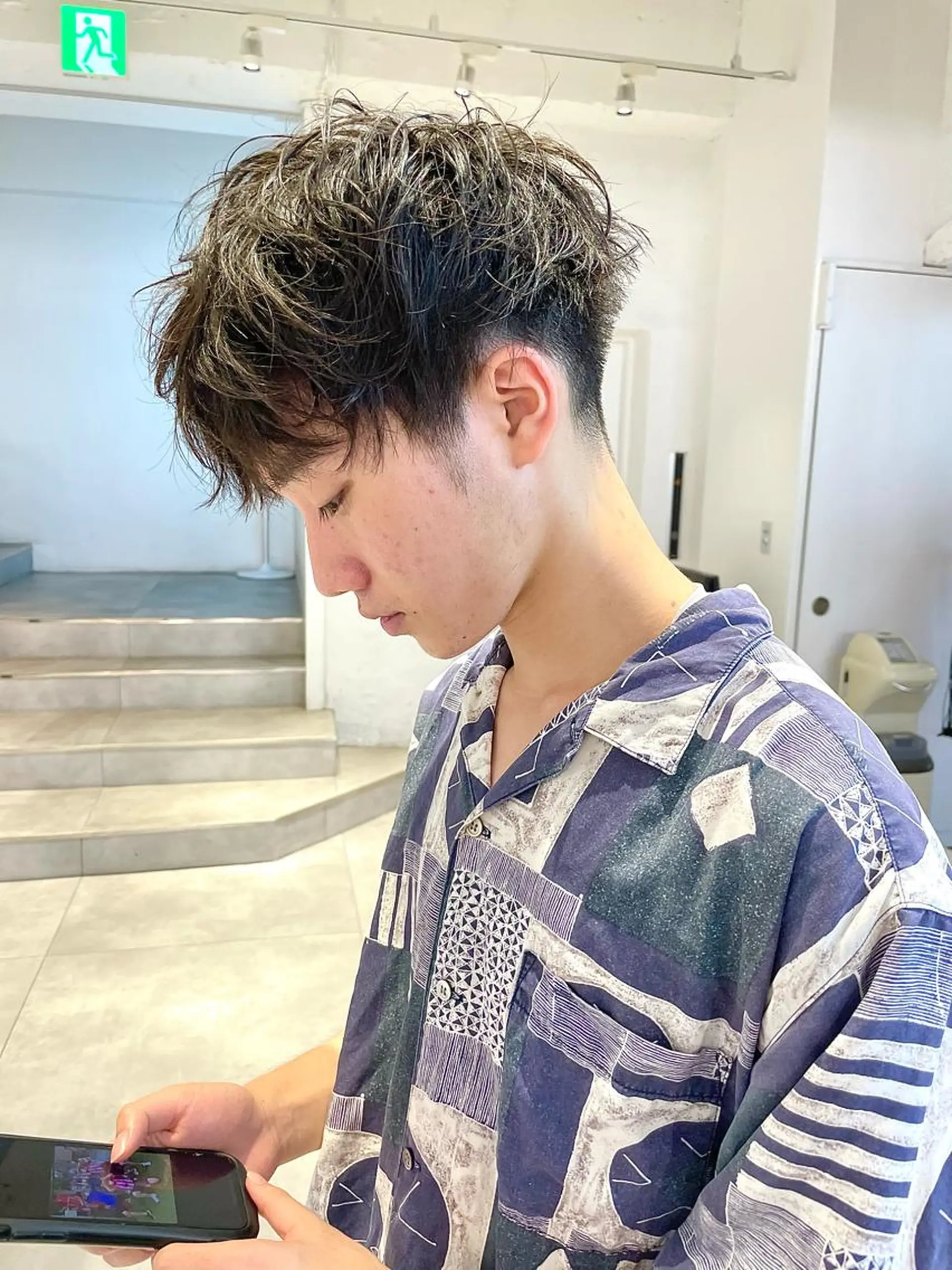 ショート パーマ メンズ 🇰🇷カルマパーマ kaito🇰🇷のヘアスタイル