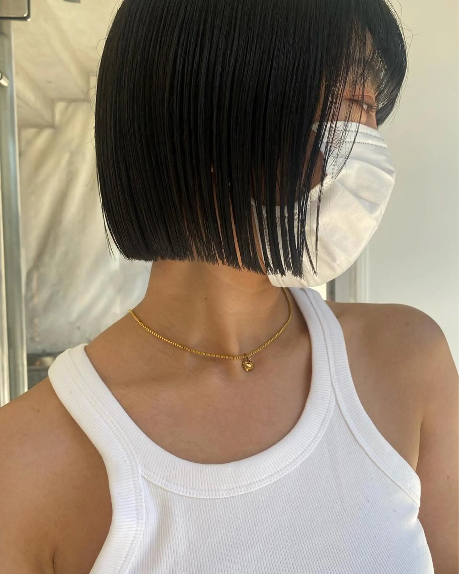 ショート カラー カット ヘアカラー トリートメント センターパート/ 暖色カラーayuのヘアスタイル