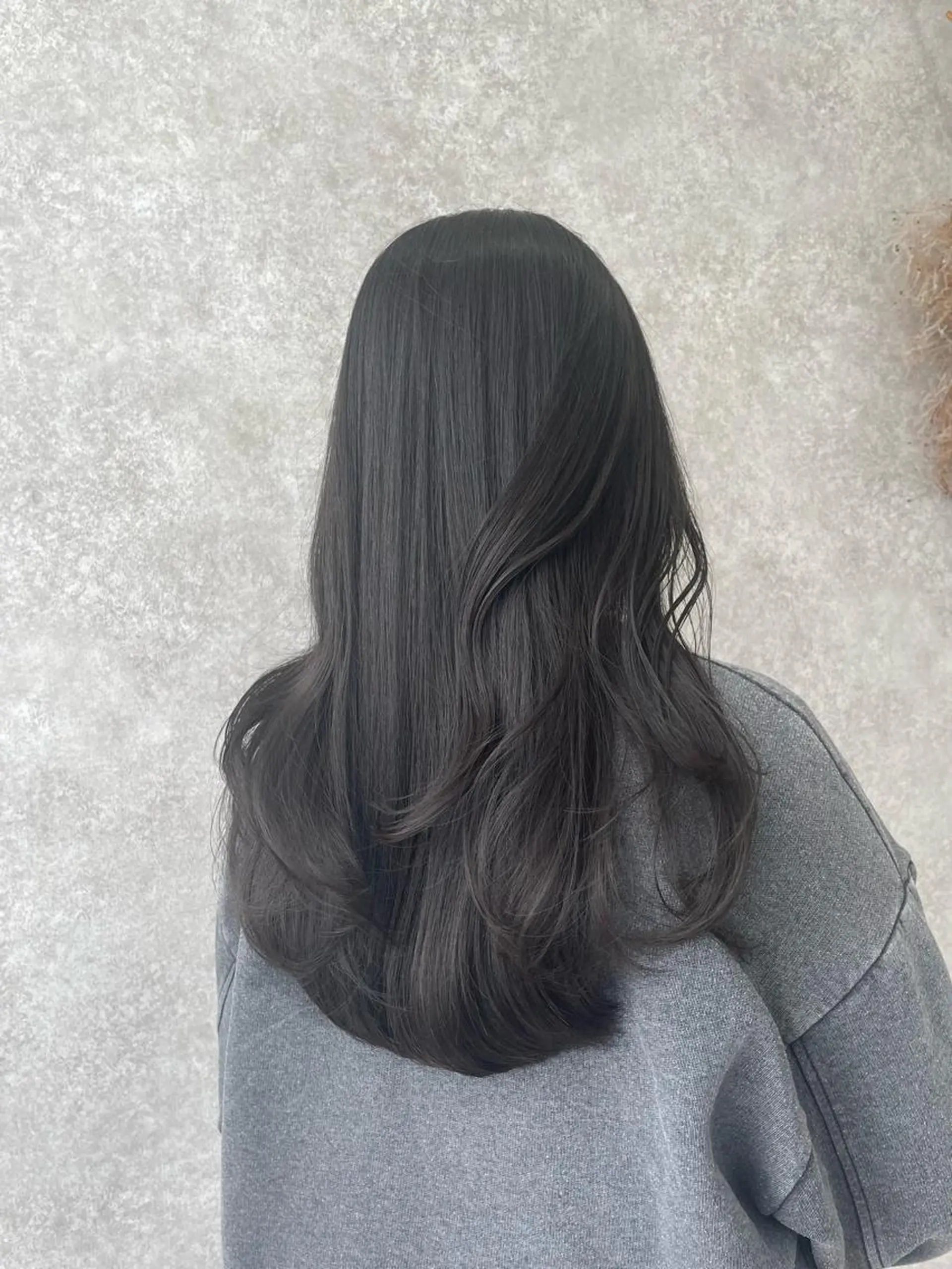 ロング カラー 韓国風ヘア たなか りなのヘアスタイル