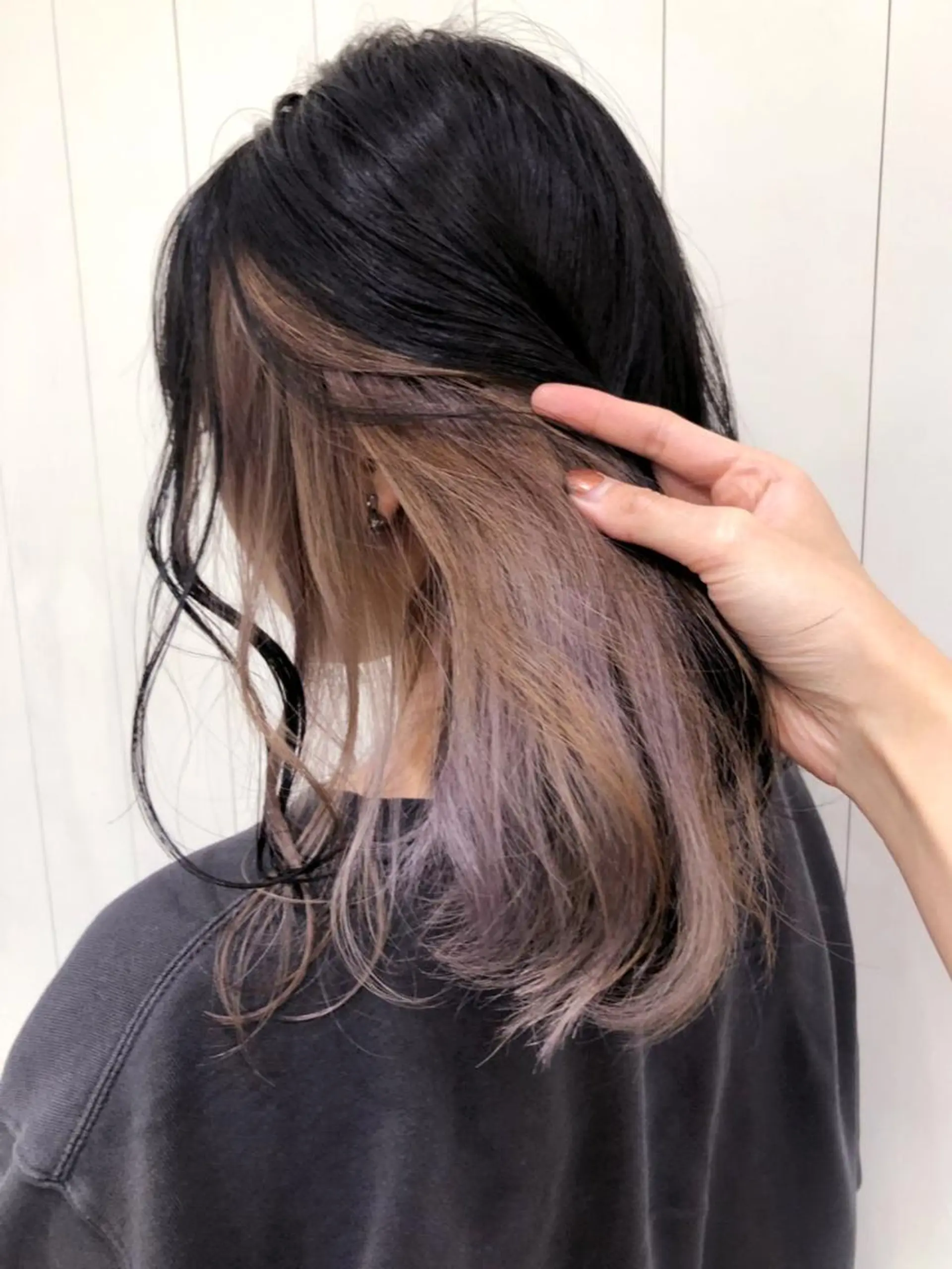 ミディアム カラー パーマ ヘアアレンジ ITbyALBUM 浦和店のヘアスタイル